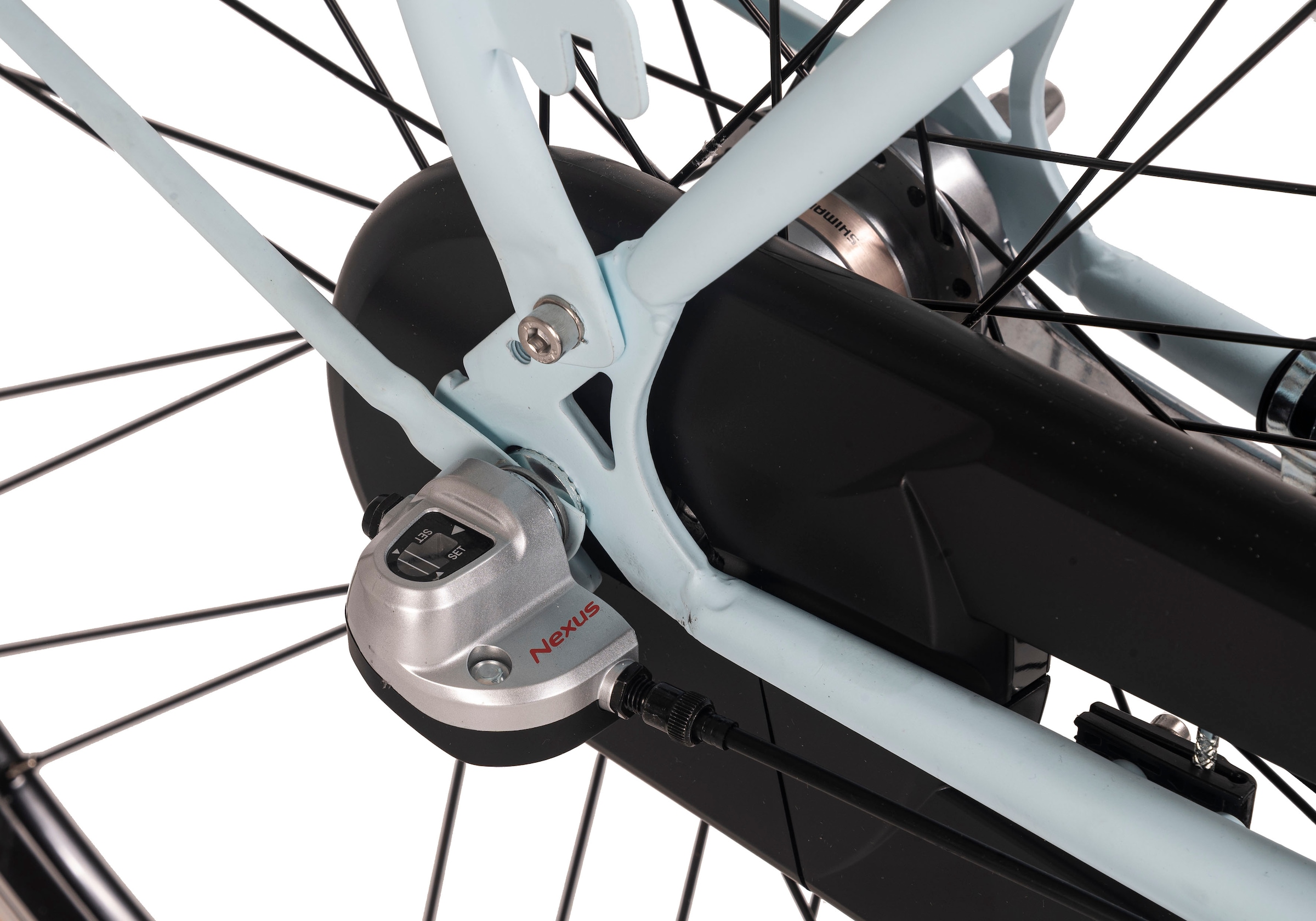 Hollandia Hollandrad »Hollandrad 28'' Rivel blau 3 Gänge Nabenschaltung RH 54 cm«, 3 Gang, Shimano, Nexus Schaltwerk, Nabenschaltung