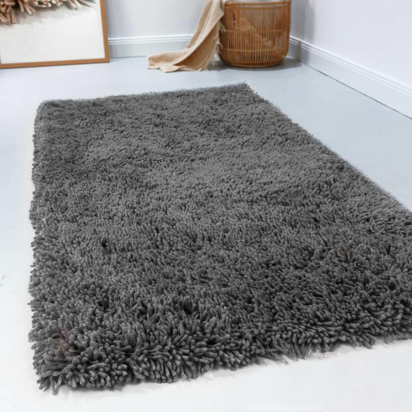 Esprit Wollteppich "Seattle Shag, ESP-26391" rechteckig 50 mm Höhe modern, flauschig aus Schurwolle, pflegeleicht, Wohn-, Schlafzimmer