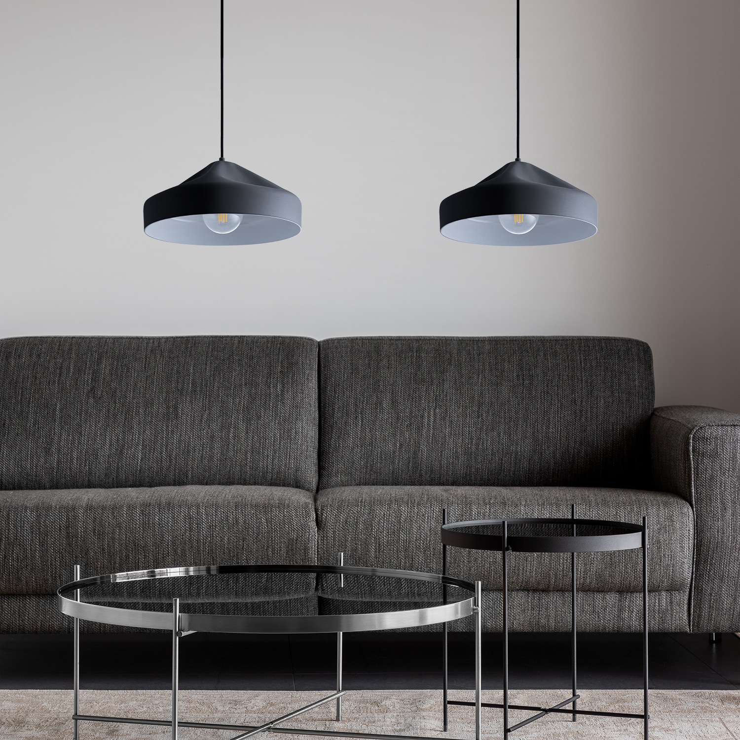 Paco Home Pendelleuchte »HURLEY T«, 1 flammig, Leuchtmittel E27 | ohne Leuchtmittel, Hängelampe Esszimmer Küchenlampe Hängend Esstischlampe Innen Gold