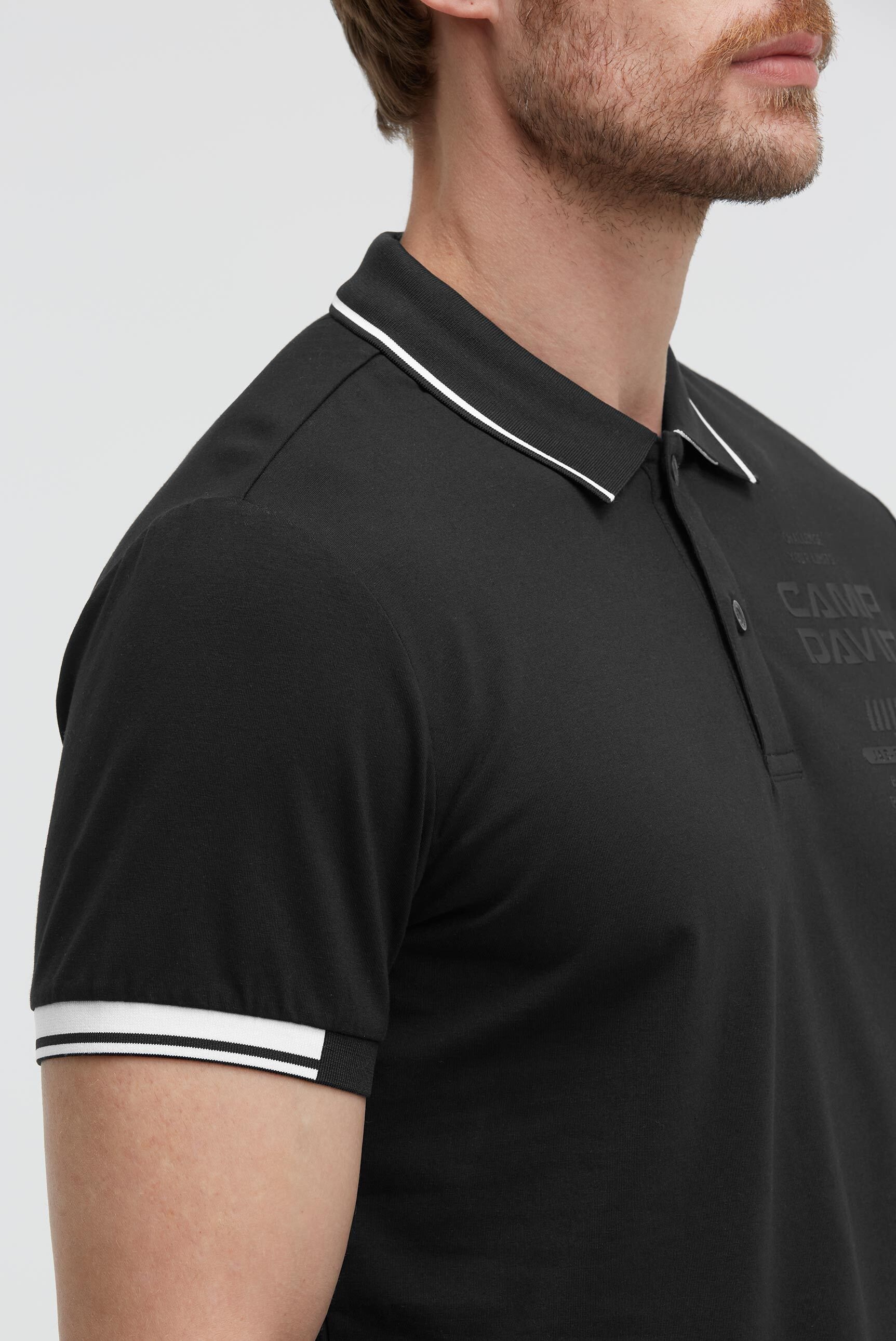CAMP DAVID Poloshirt aus Baumwolle