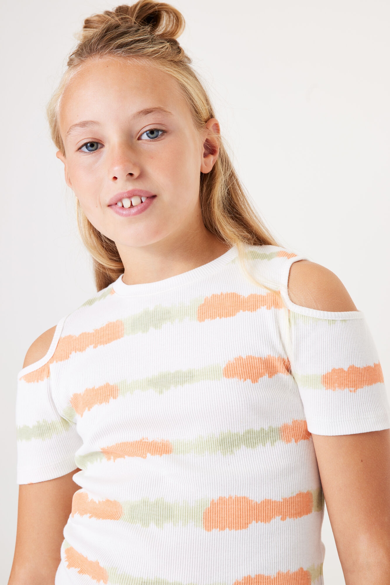 Garcia T-Shirt, Offshoulder, for GIRLS