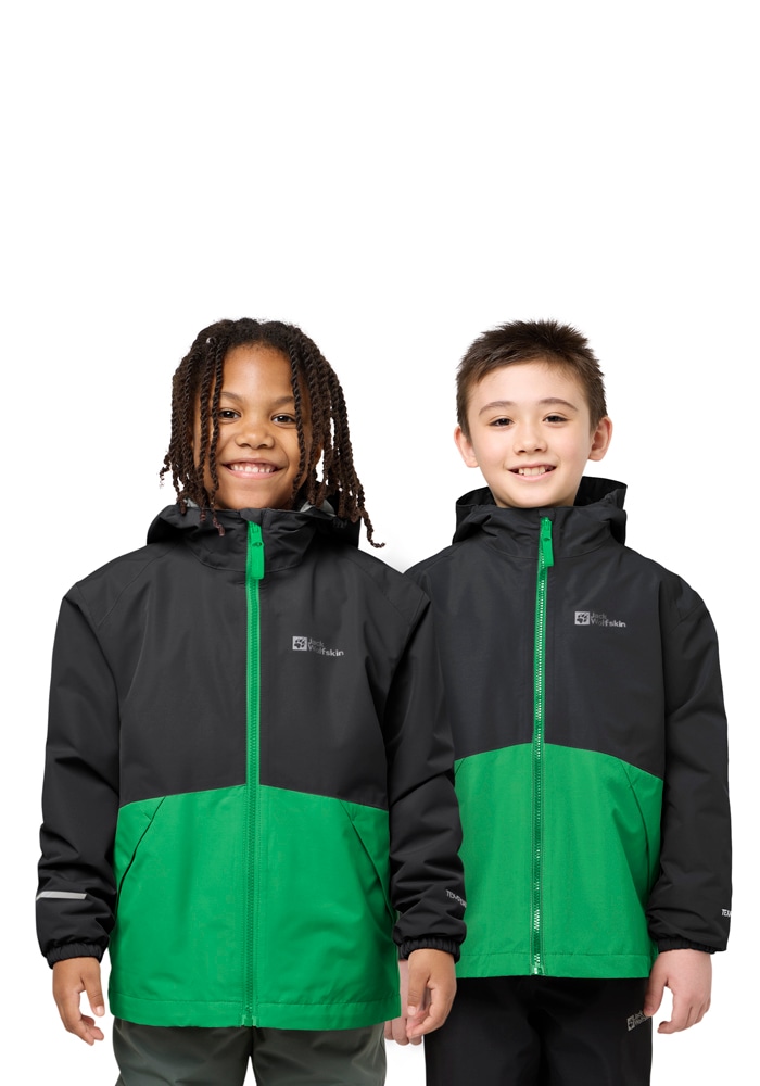 Jack Wolfskin 3-in-1-Funktionsjacke "ICELAND 3IN1 JACKET K" mit Kapuze