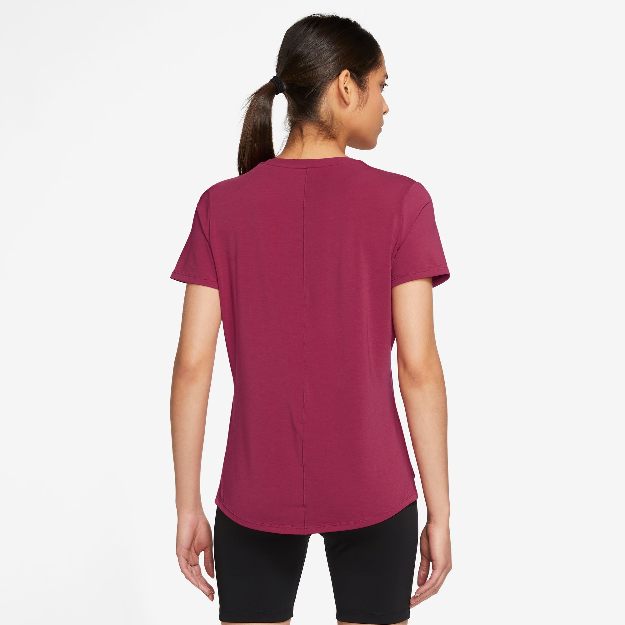 Nike Trainingsshirt »DRI-FIT UV ONE LUXE WOMEN'S STANDARD FIT SHORT-SLEEVE TOP«