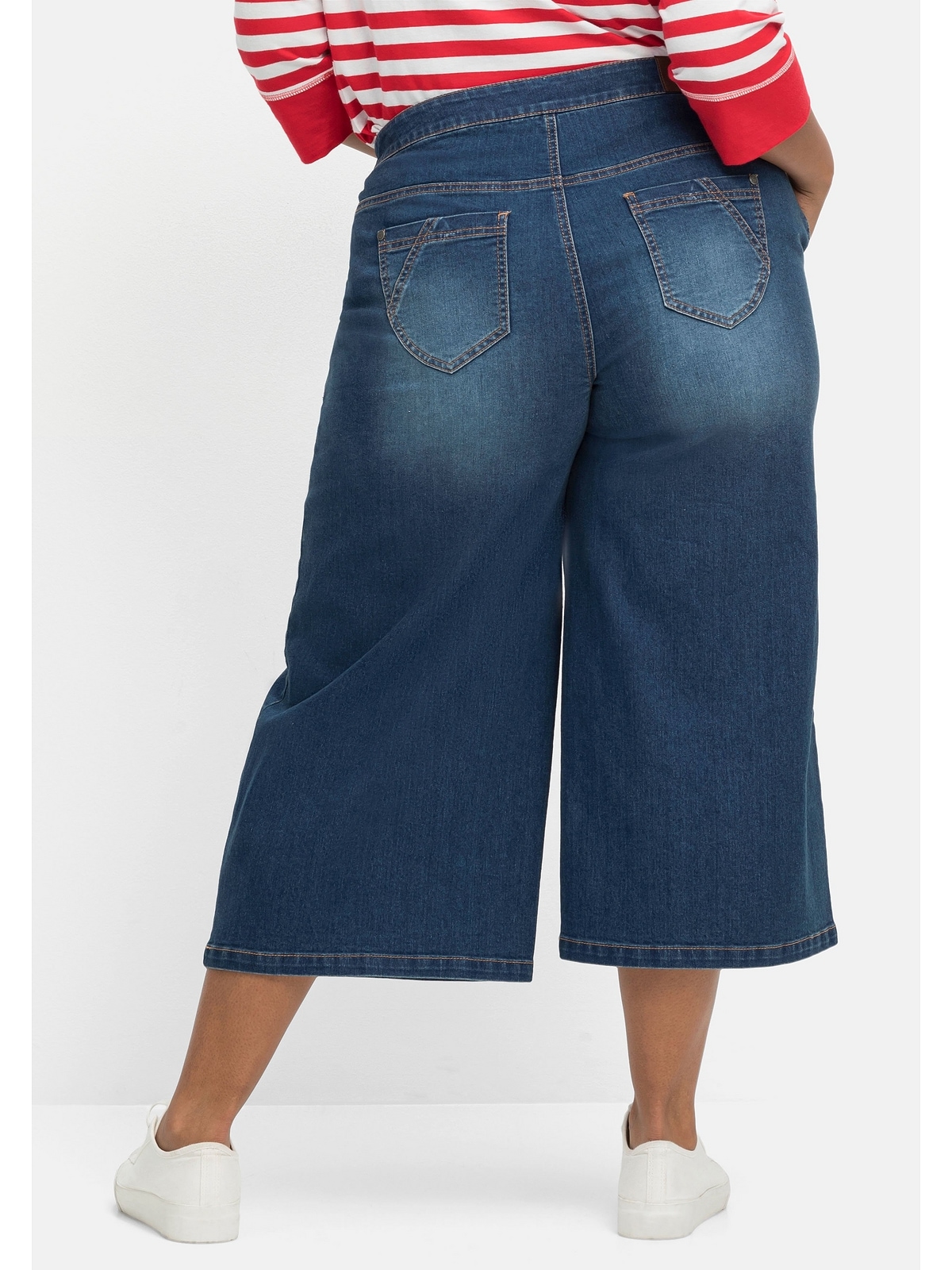Sheego 3/4-Jeans »Große Größen«, ELLA für kräftige Oberschenkel und Waden
