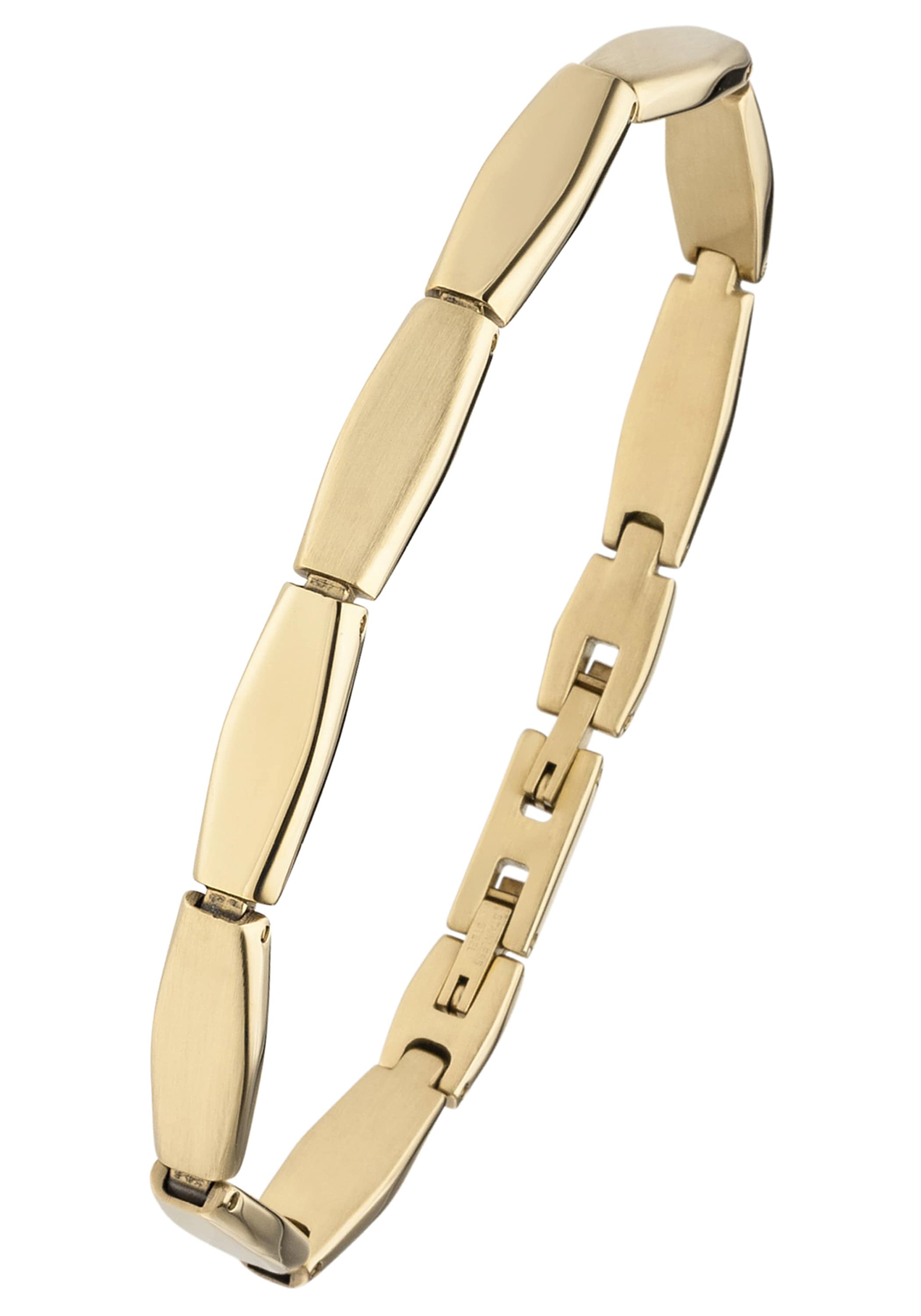Armband, Edelstahl goldfarben 21 cm