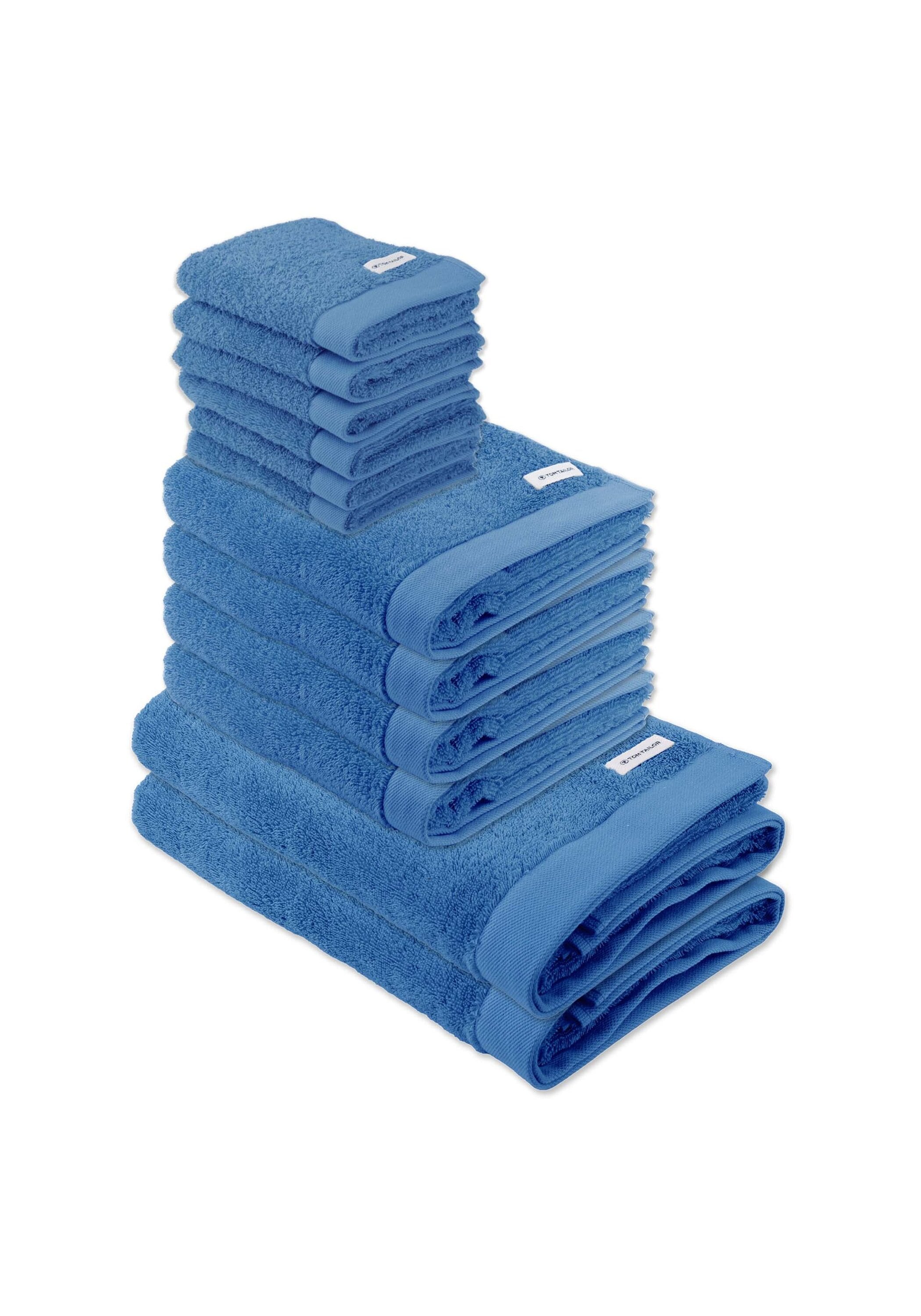 TOM TAILOR Handtuch "Handtuch Color Bath 12er Pack"