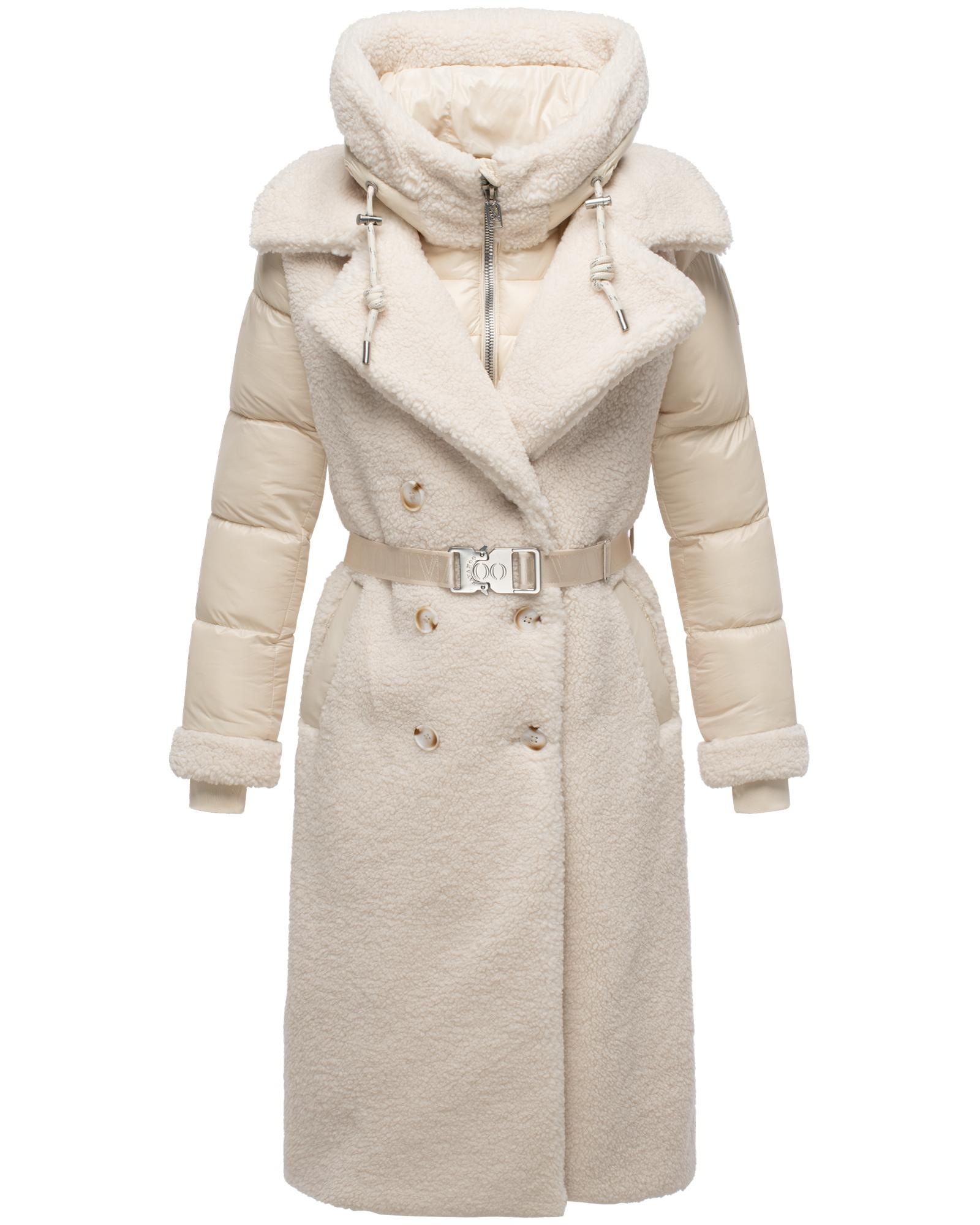 Navahoo Wintermantel "Kuscheltraum 14" Modischer Damen Plüschmantel aus ang günstig online kaufen