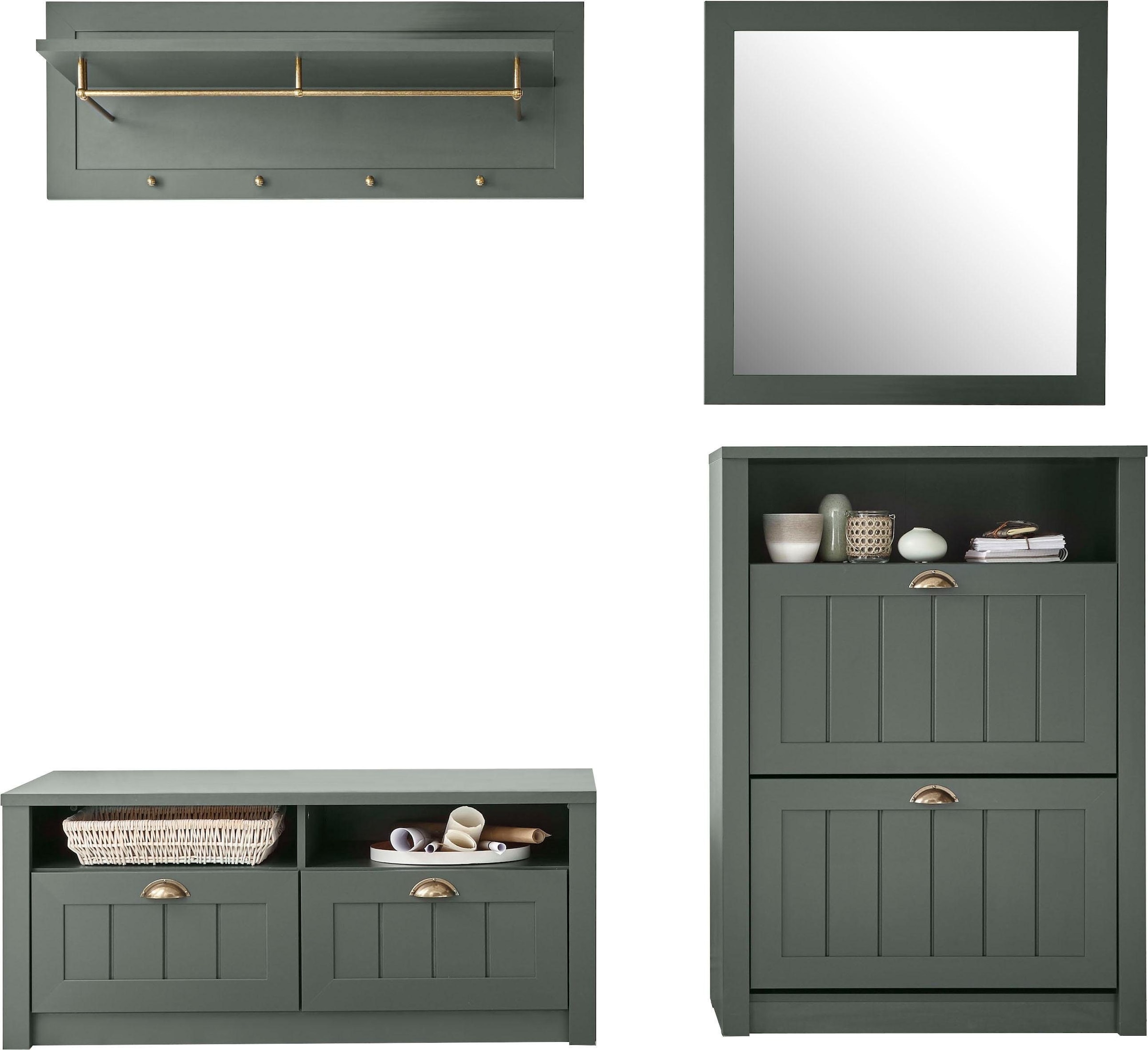 Home affaire Garderobenschrank-Set »ASCOT«, 4-teilig