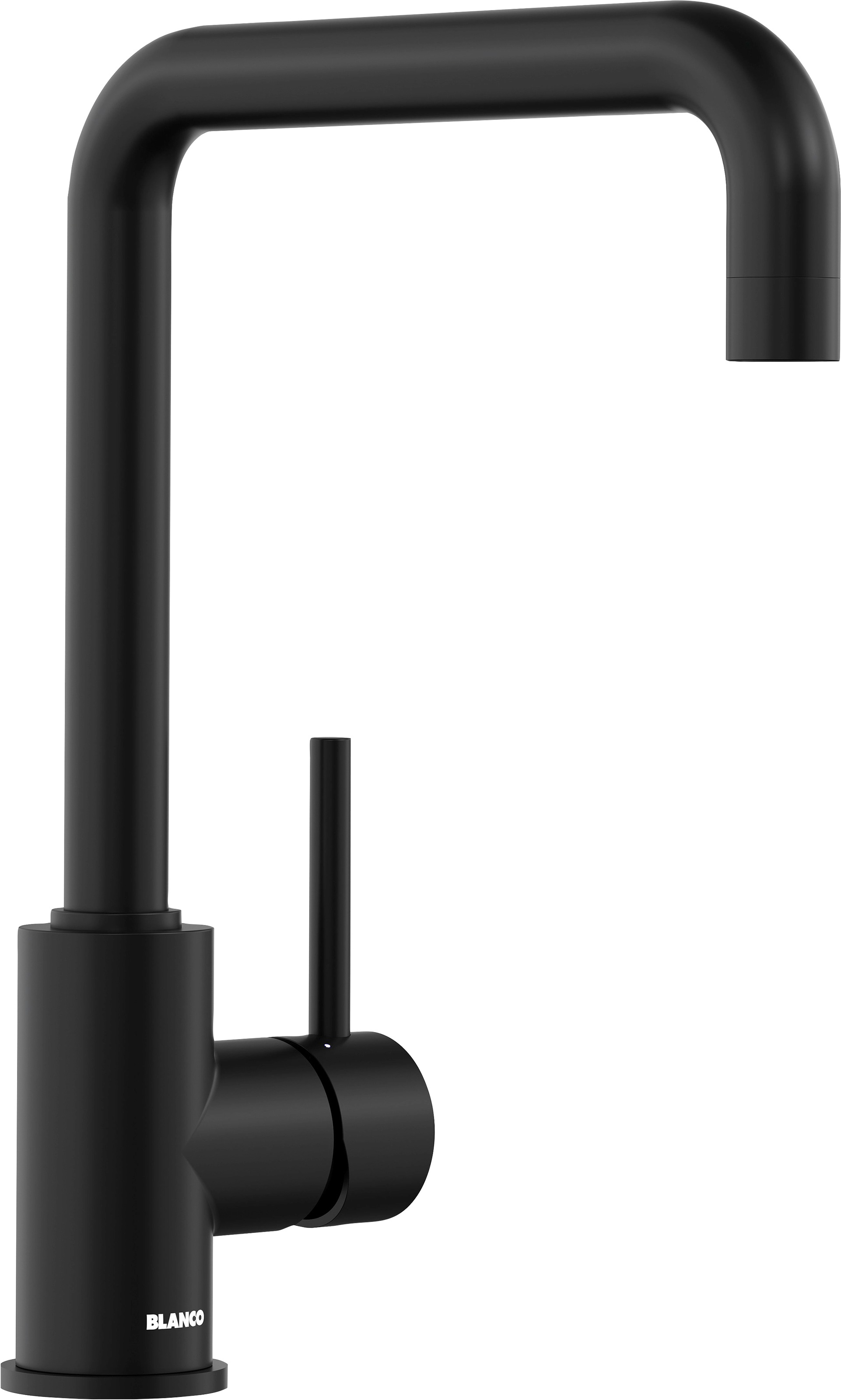 Küchenarmatur BLANCO, B:25cm H:31cm T:11cm, schwarz, Messing, Armaturen, "MILI", Rohrauslauf