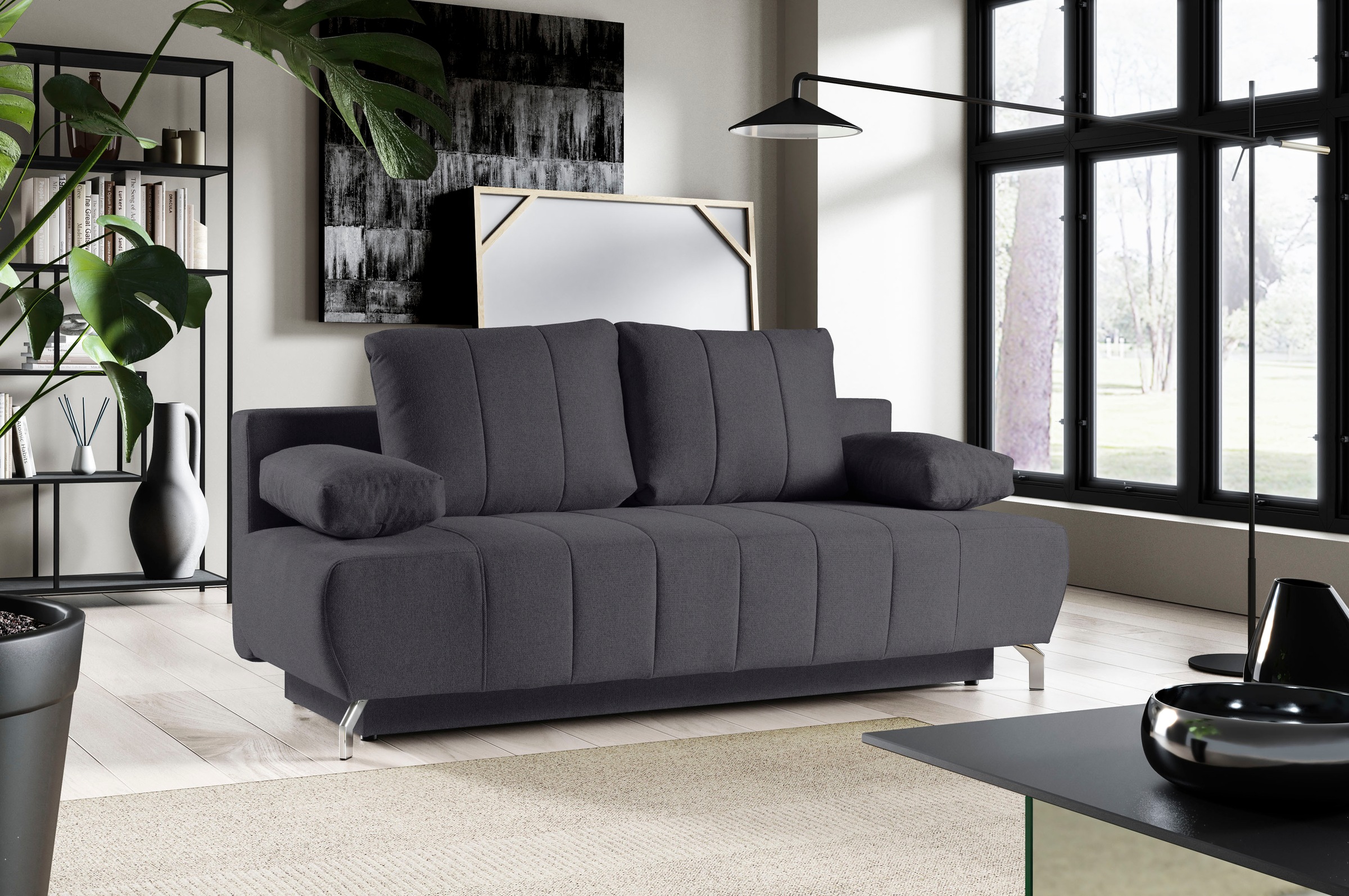 WERK2 Schlafsofa »Troya«, 2-Sitzer Sofa und Schlafcouch mit Federkern &  Bettkasten bestellen | BAUR