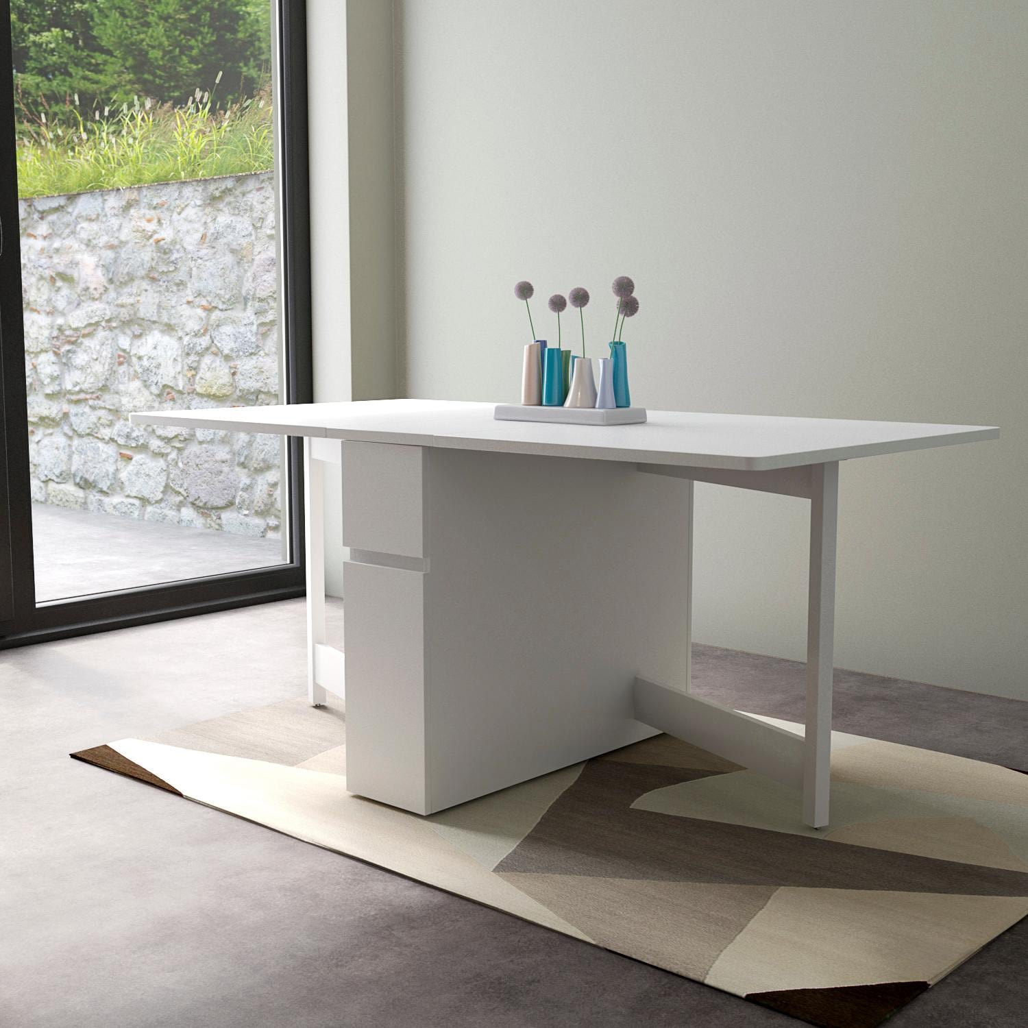 Woodman Esstisch "Jasper, Speisetisch, Tisch" mit einer rechteckigen Tischplatte und Auszugsfunktion, Breite 90 cm