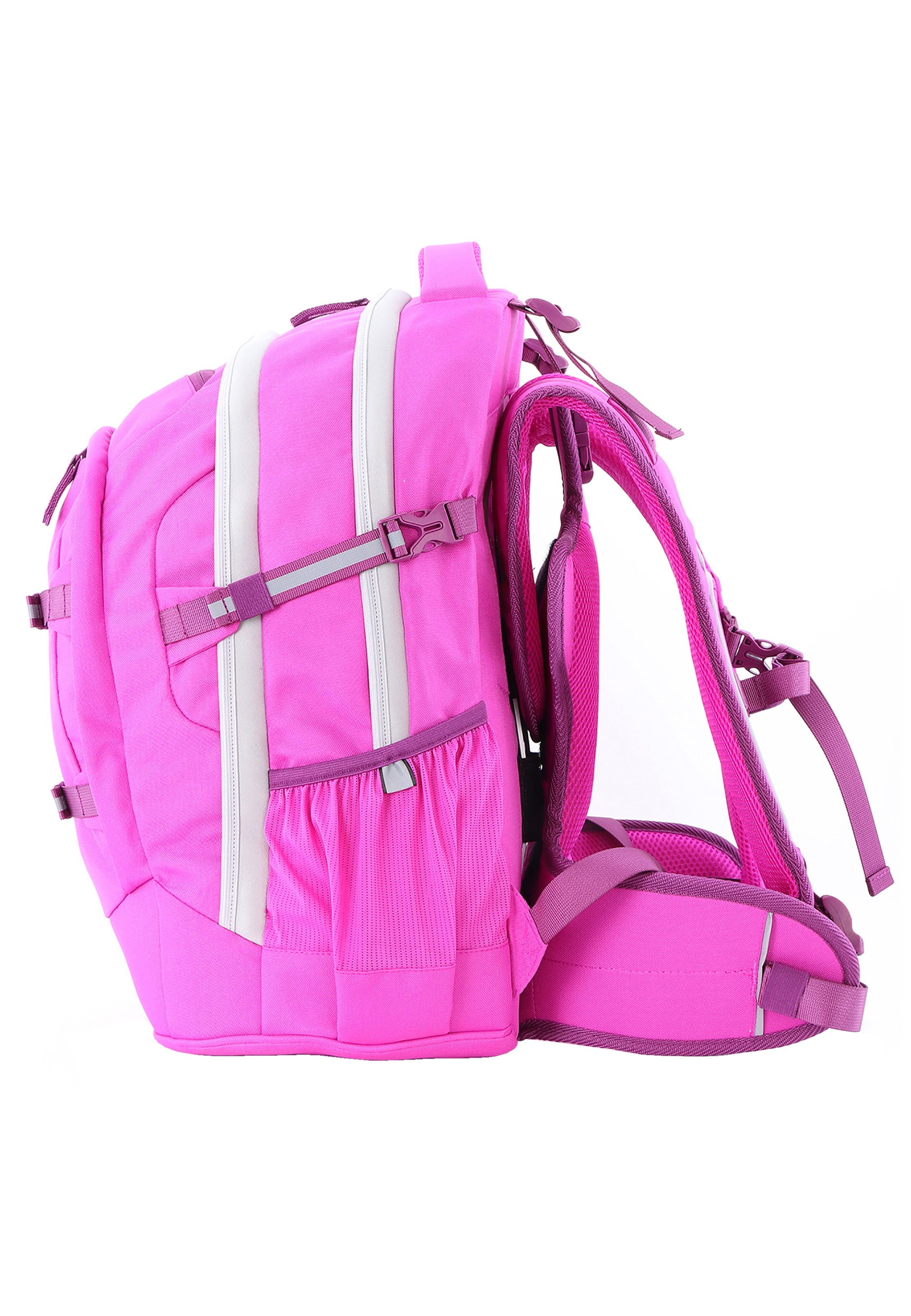 Schulrucksack 2BE, Kinder, Gr. B/H/T: 23cm, pink, Kunstfaser, Rucksäcke Schulrucksack, mit reflektierenden Elementen 2