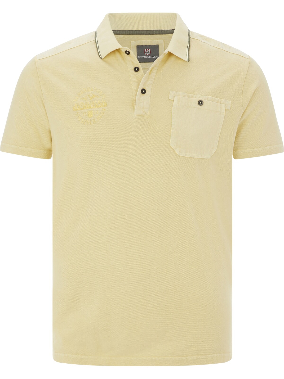 Jan Vanderstorm Poloshirt »Poloshirt GUNHELM«, (1 tlg.), mit Brusttasche