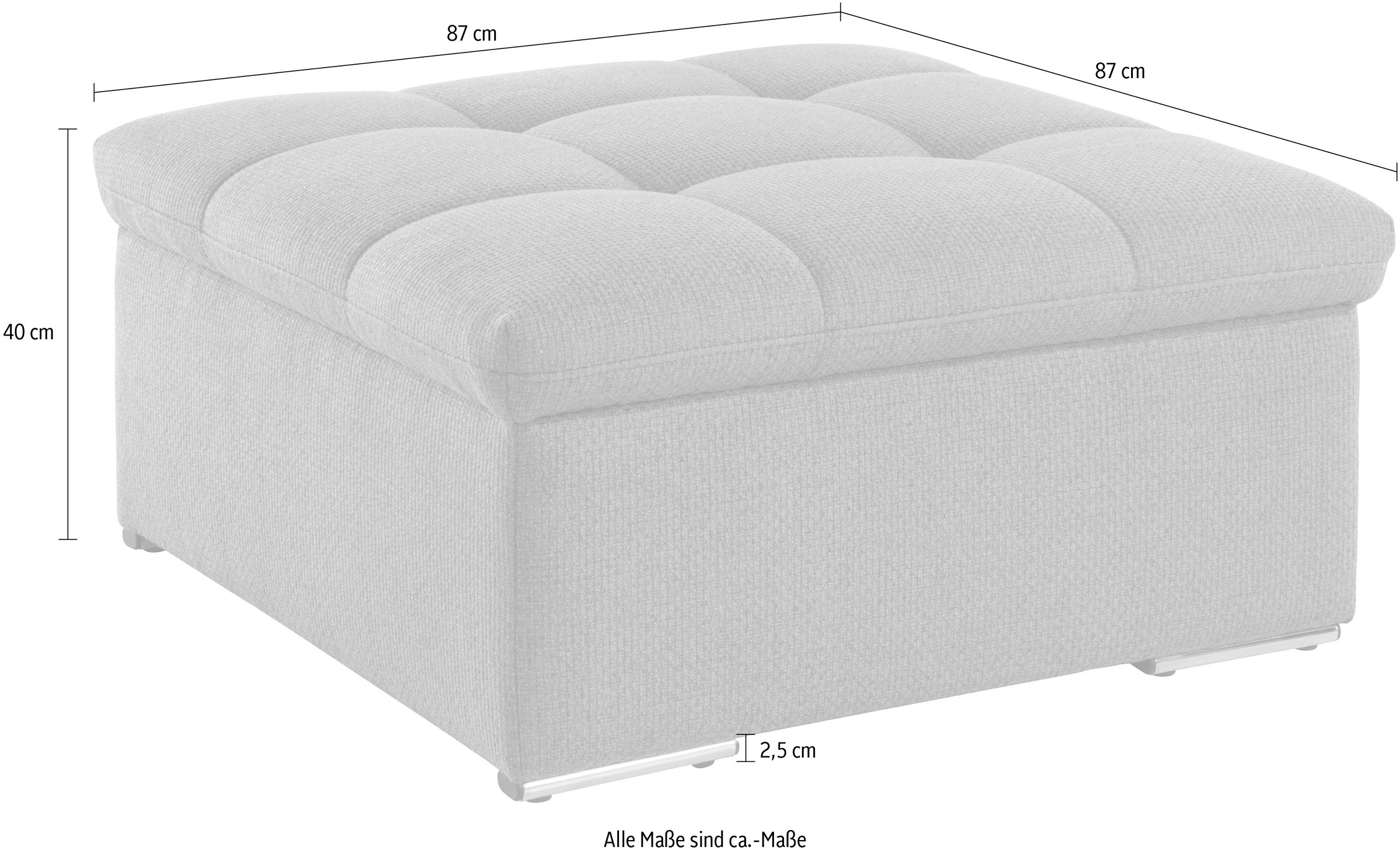 DOMO collection Sitzhocker »Lagoa«, in großer Farbauswahl