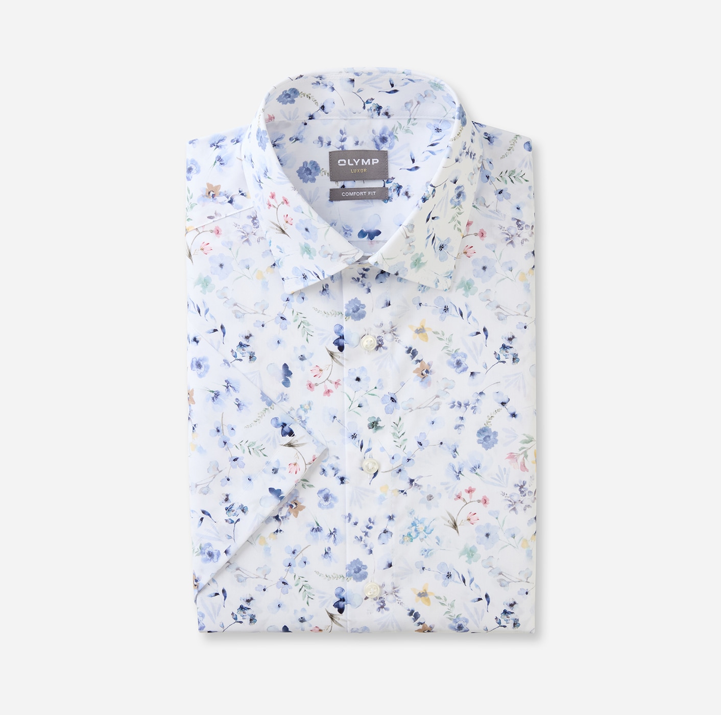 OLYMP Kurzarmhemd »Luxor comfort fit«, mit floralem Print