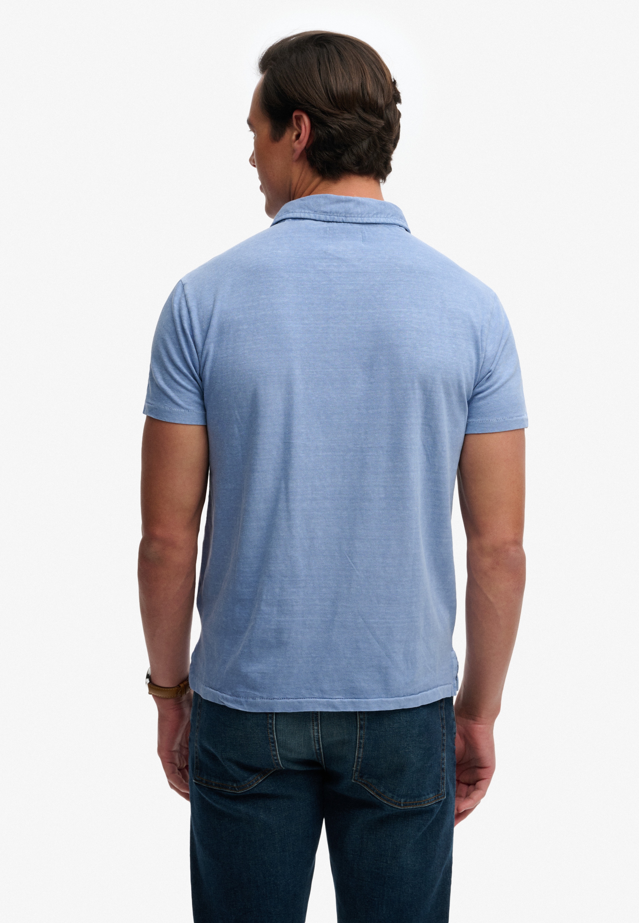 Superdry Poloshirt »CLASSIC COTTON LINEN POLO« aus tollem Baumwoll-Leinen-Mischgewebe