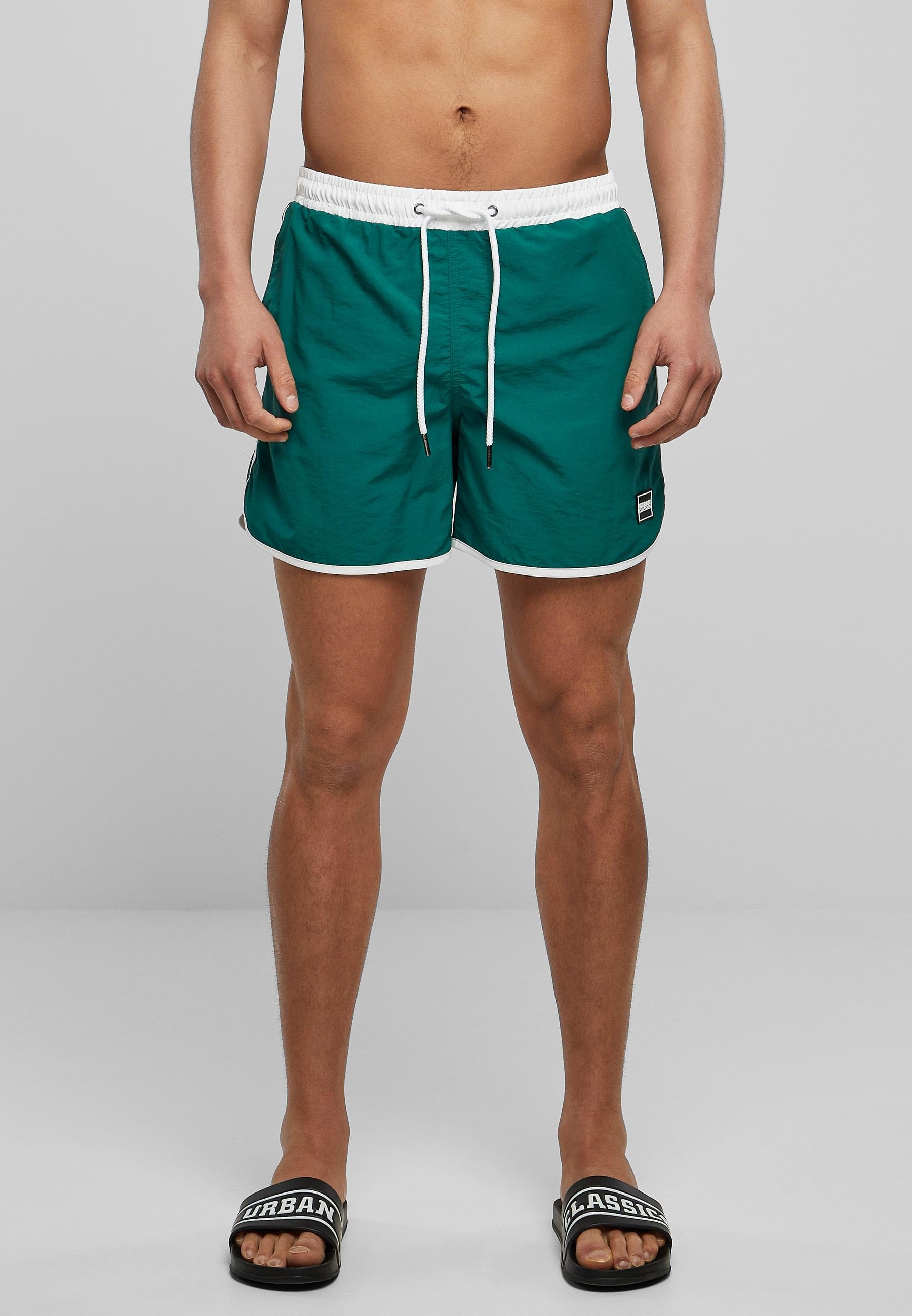 URBAN CLASSICS Badeshorts »Urban Classics Herren Retro Swimshorts«