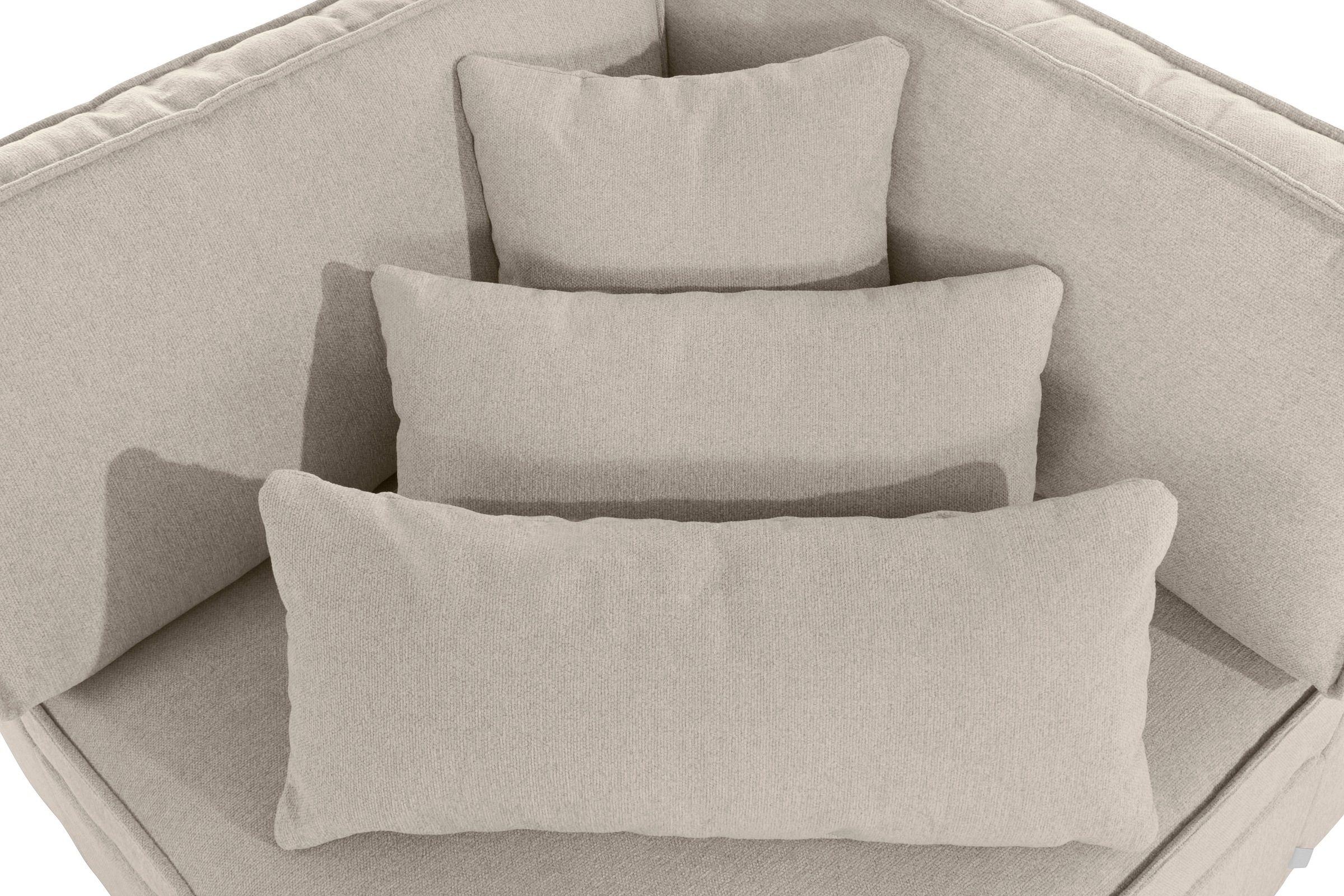 RAUM.ID Sofa-Eckelement »Florid«, Teil eines Modulsofas, fester Sitzkomfort, auch in Cord