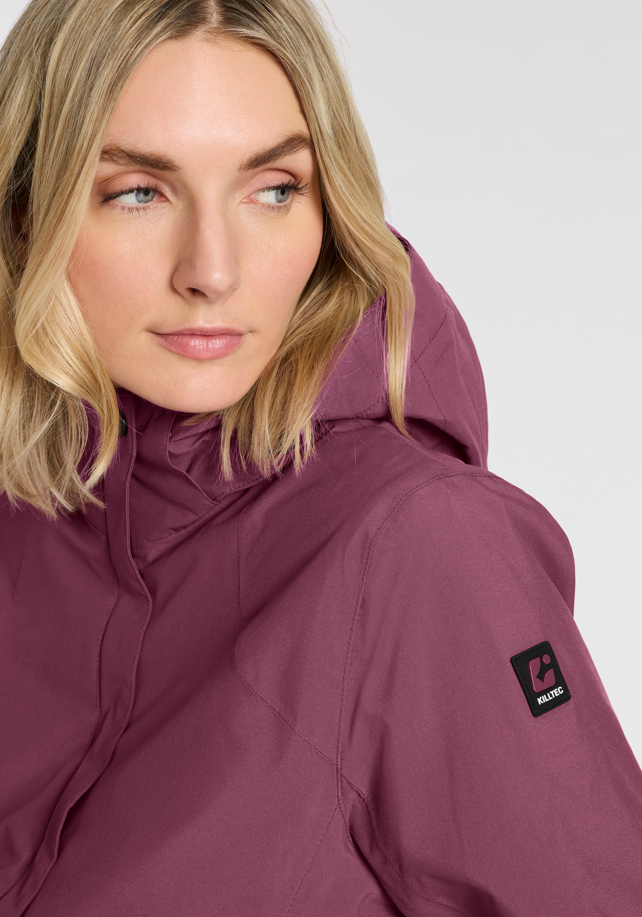 Killtec Outdoorjacke »KOW 250 WMN JCKT« 1 Stk. tlg. mit Kapuze mit abnehmbarer Kapuze, wasserdicht mit 10.000 mm Wassersäule