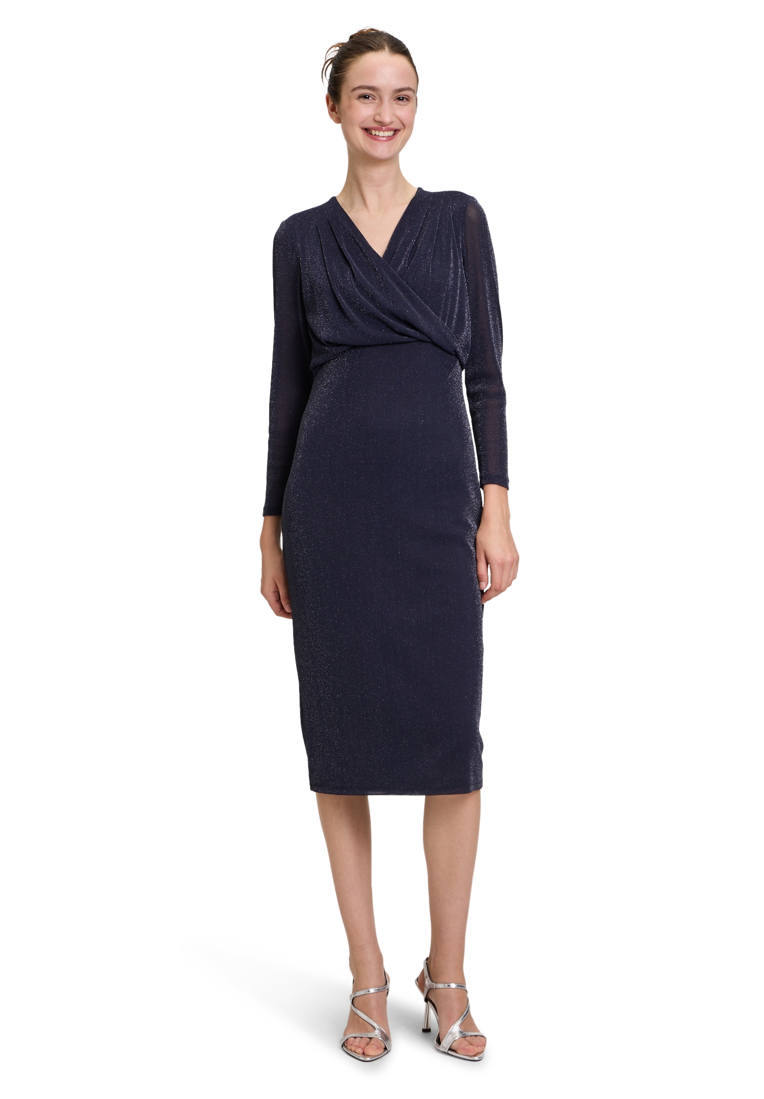 Vera Mont Cocktailkleid "Vera Mont Damen Cocktailkleid mit Lurexfaden", Mat günstig online kaufen