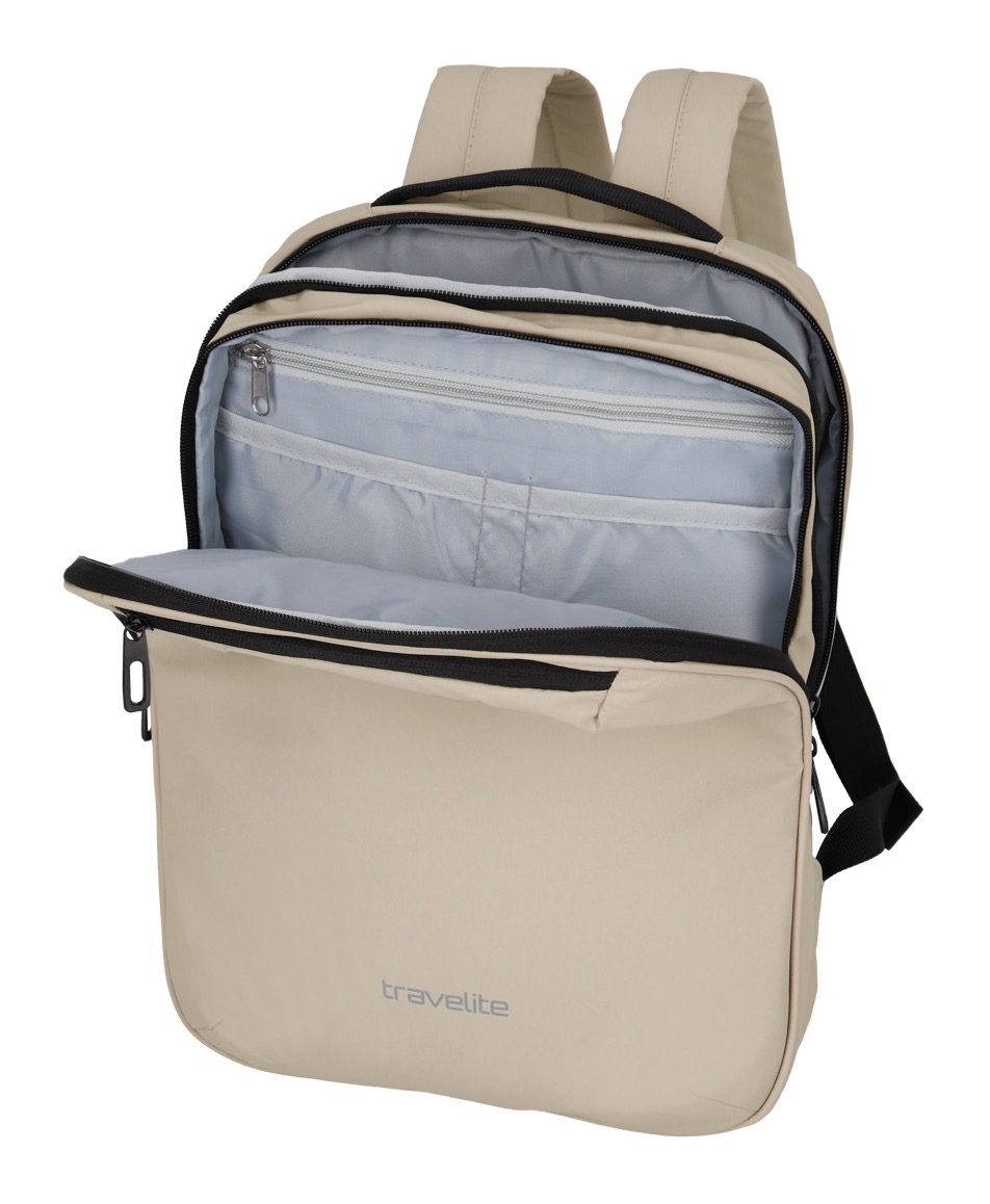 travelite Daypack »BASICS Plane RV«, Freizeitrucksack Laptopfach Sicherheitsfach