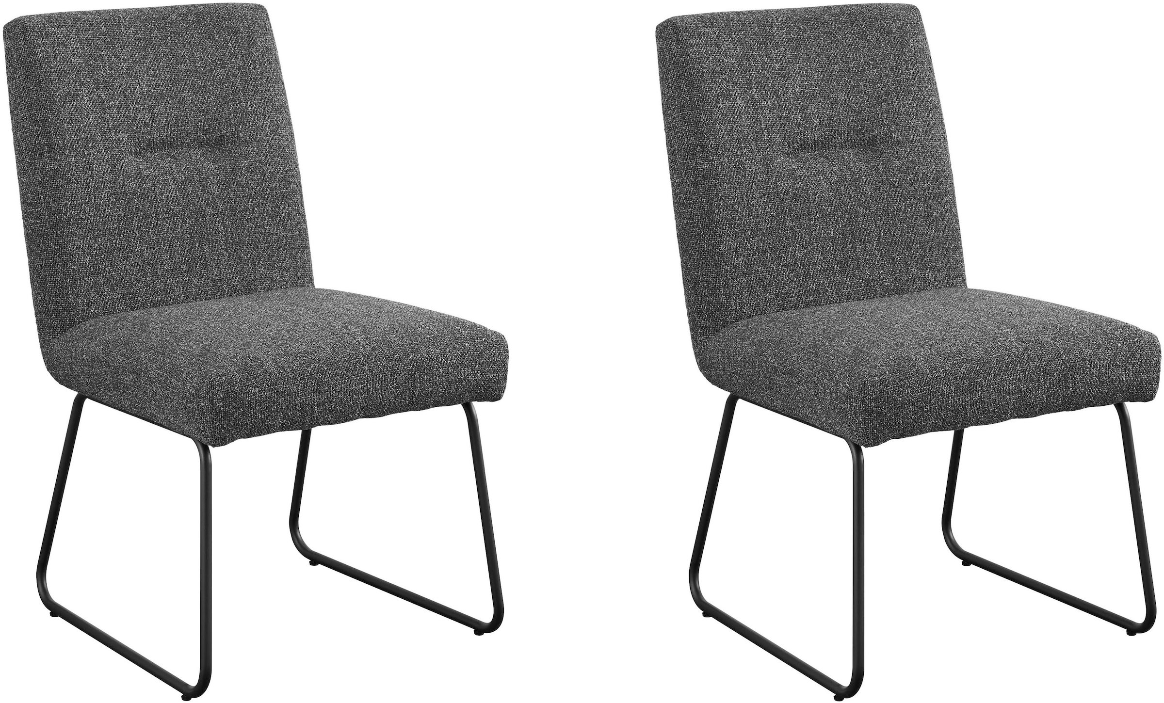 set one by Musterring Esszimmerstuhl "Tracy", Webstoff, 2er-Set, Schlitteng günstig online kaufen