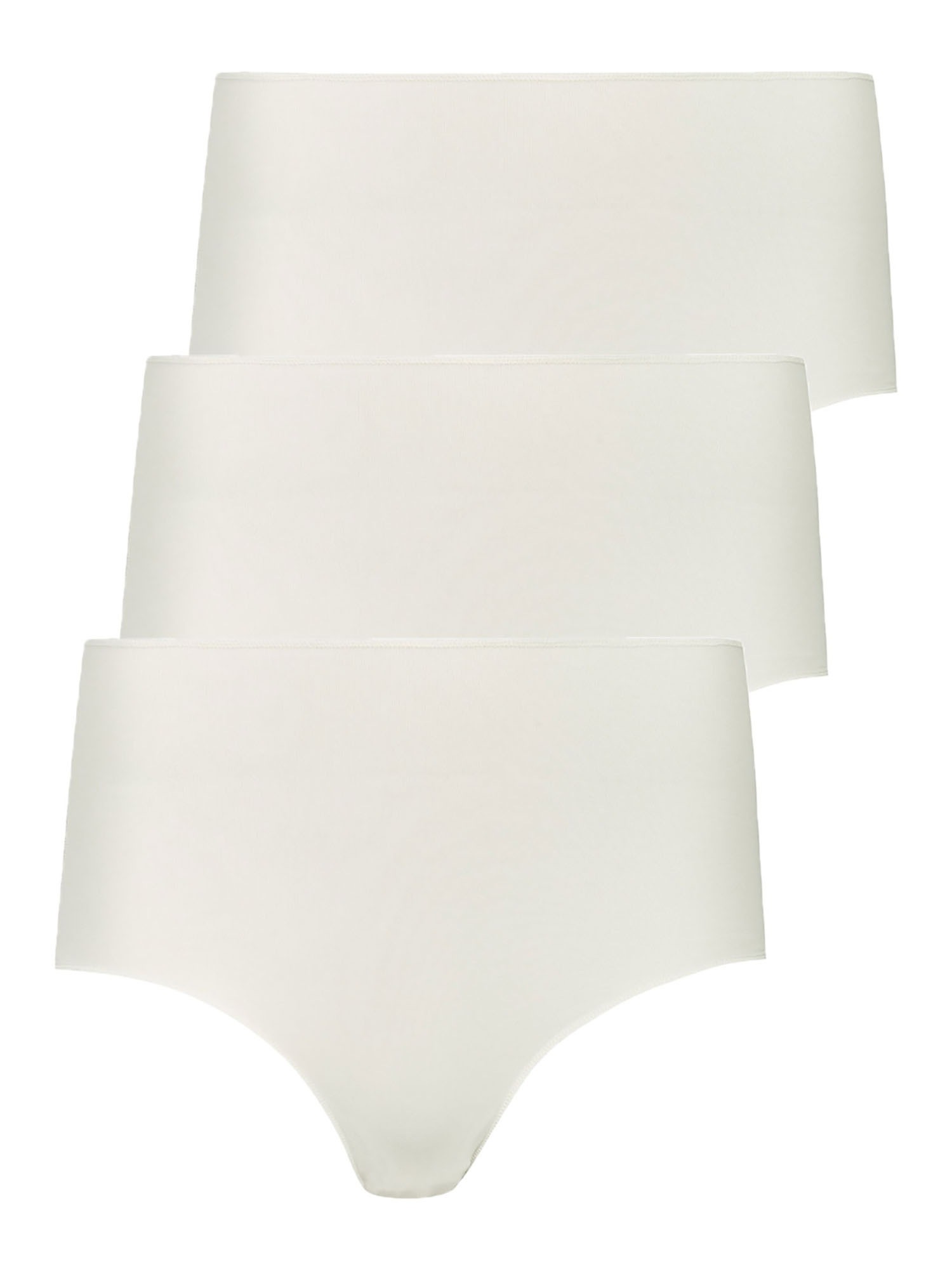 NINA VON C. Damen Taillenslip "3er Pack Damen Taillenslip Secret", Gr. 46, beige, Stoff, Obermaterial: 95% Polyamid PA. 5% Elasthan EL., Unterhosen