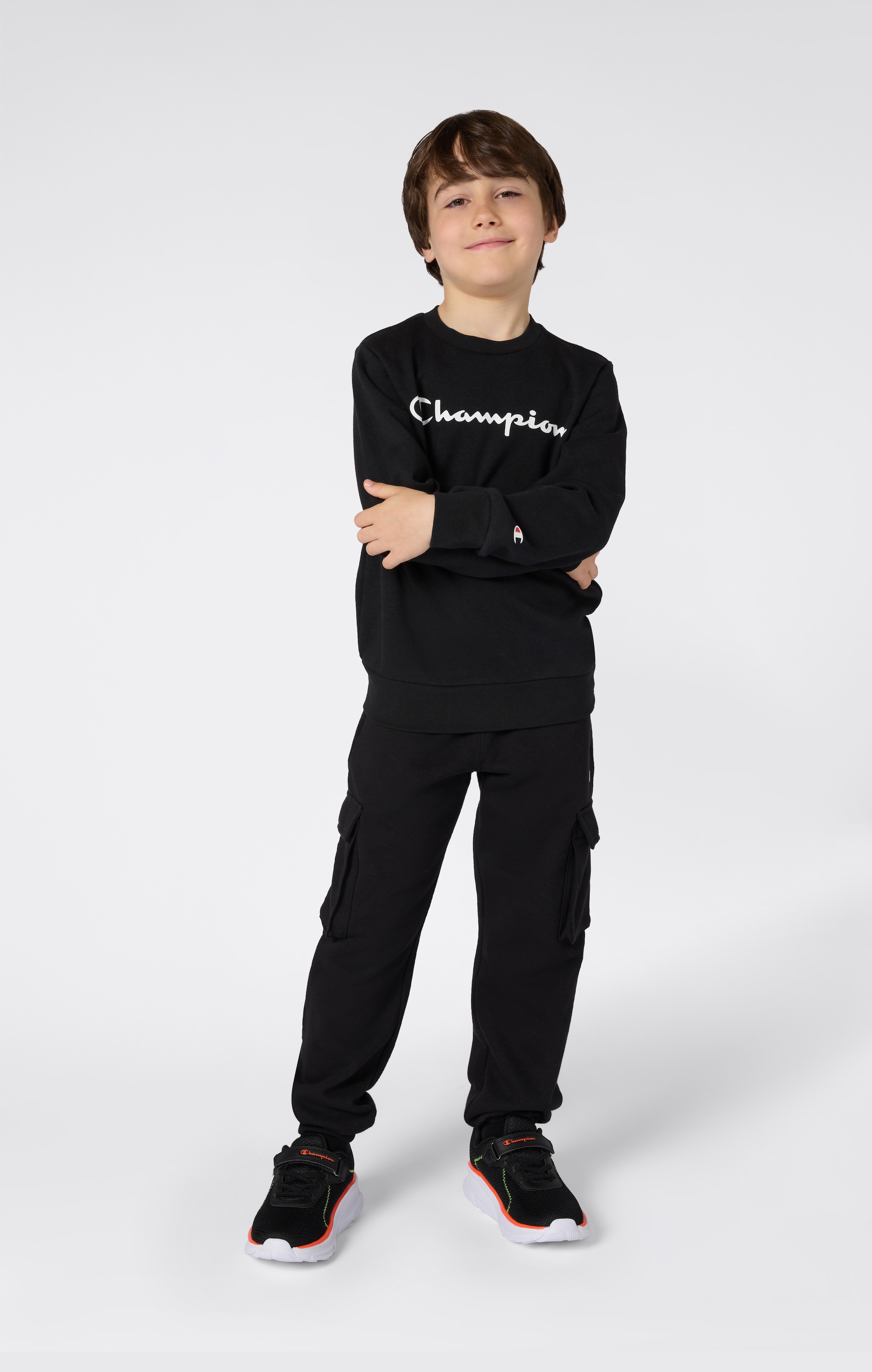 Champion Sweatshirt »BASICS Fleece Crewneck Sweatshirt«, (1 tlg.)