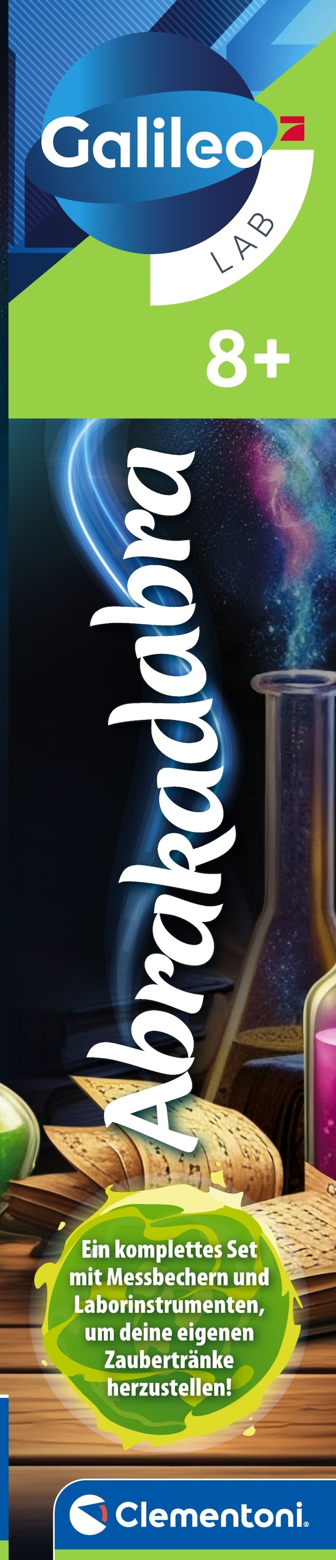 Clementoni® Experimentierkasten »Galileo, Abrakadabra - Die Magie der Chemie« Made in Europe