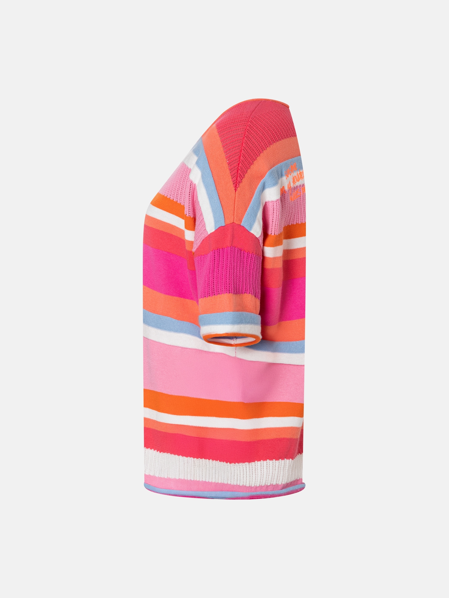 Lieblingsstück Kurzarmpullover »DelphineL« mit Rundhals, Streifendesign