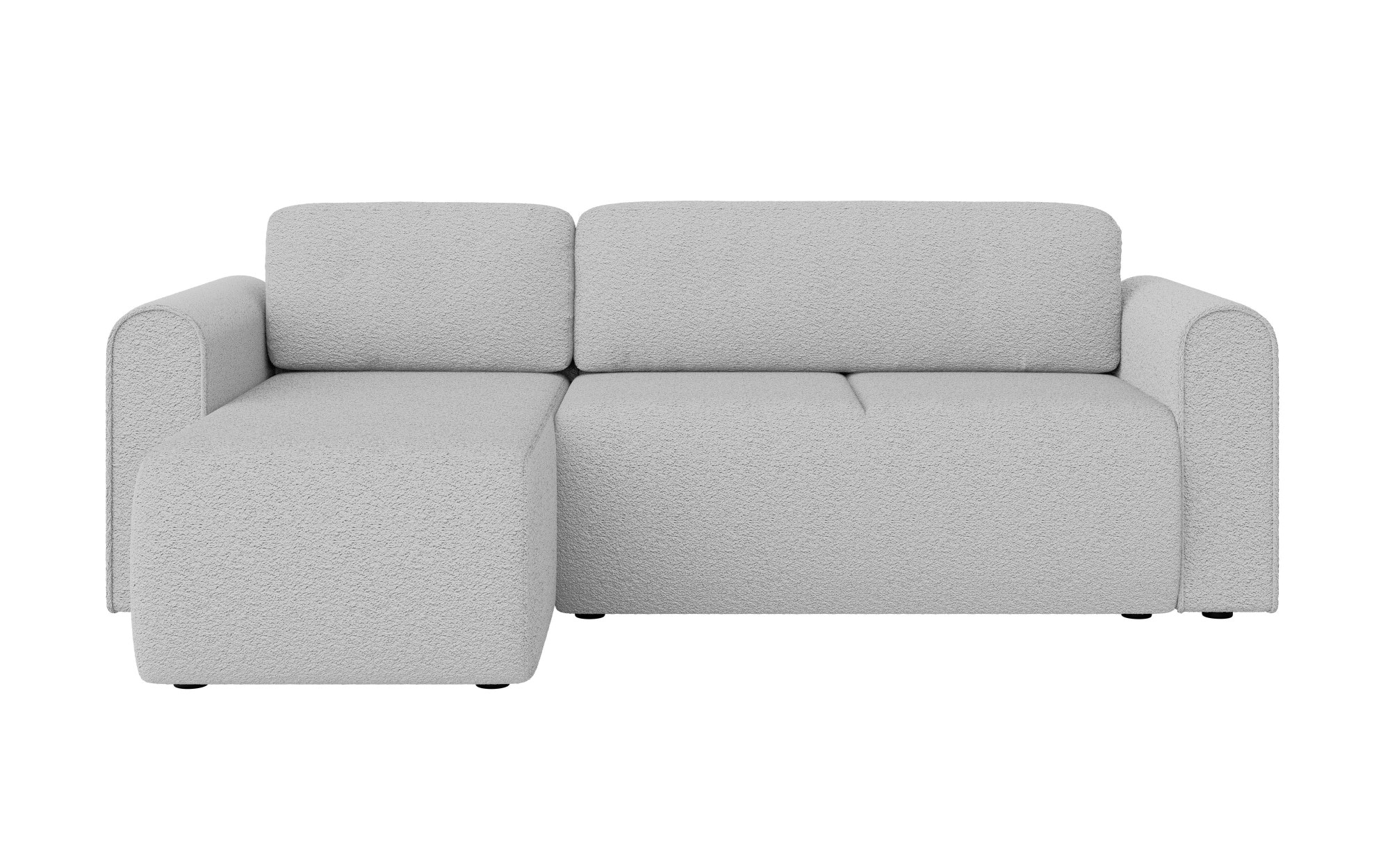 INOSIGN Ecksofa »Zacharia wahlweise Schlafsofa mit Bettkasten, B/T/H 250/166/86 cm«, L-Form mit Wellenunterfederung, Recamiere beidseitig montierbar
