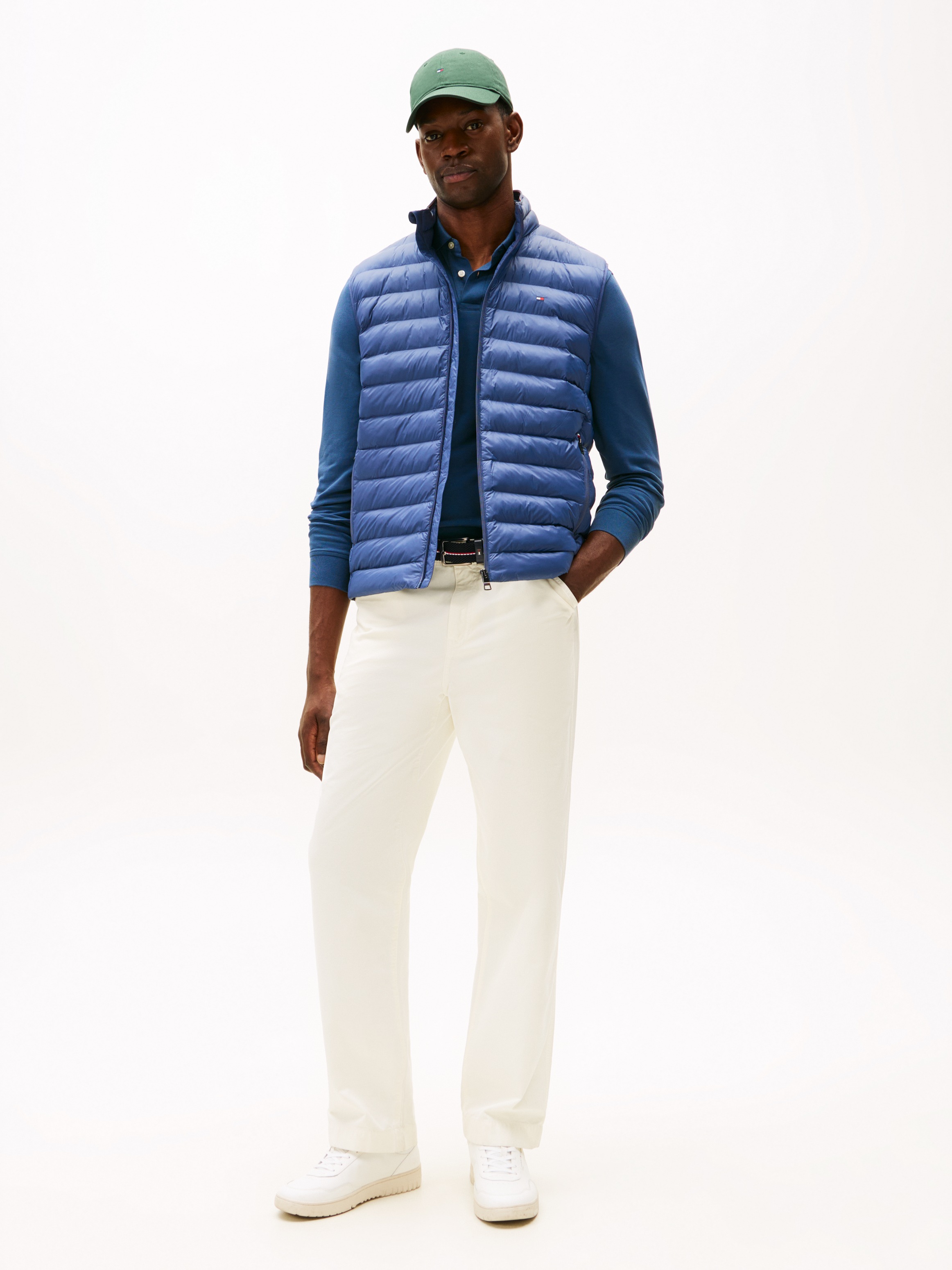Tommy Hilfiger Steppweste »PACKABLE RECYCLED VEST«, mit Logostickerei