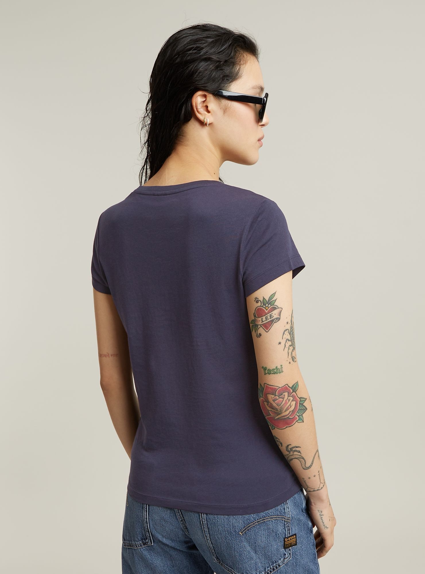 G-STAR T-Shirt »Eyben Slim V-Neck Top 2.0«