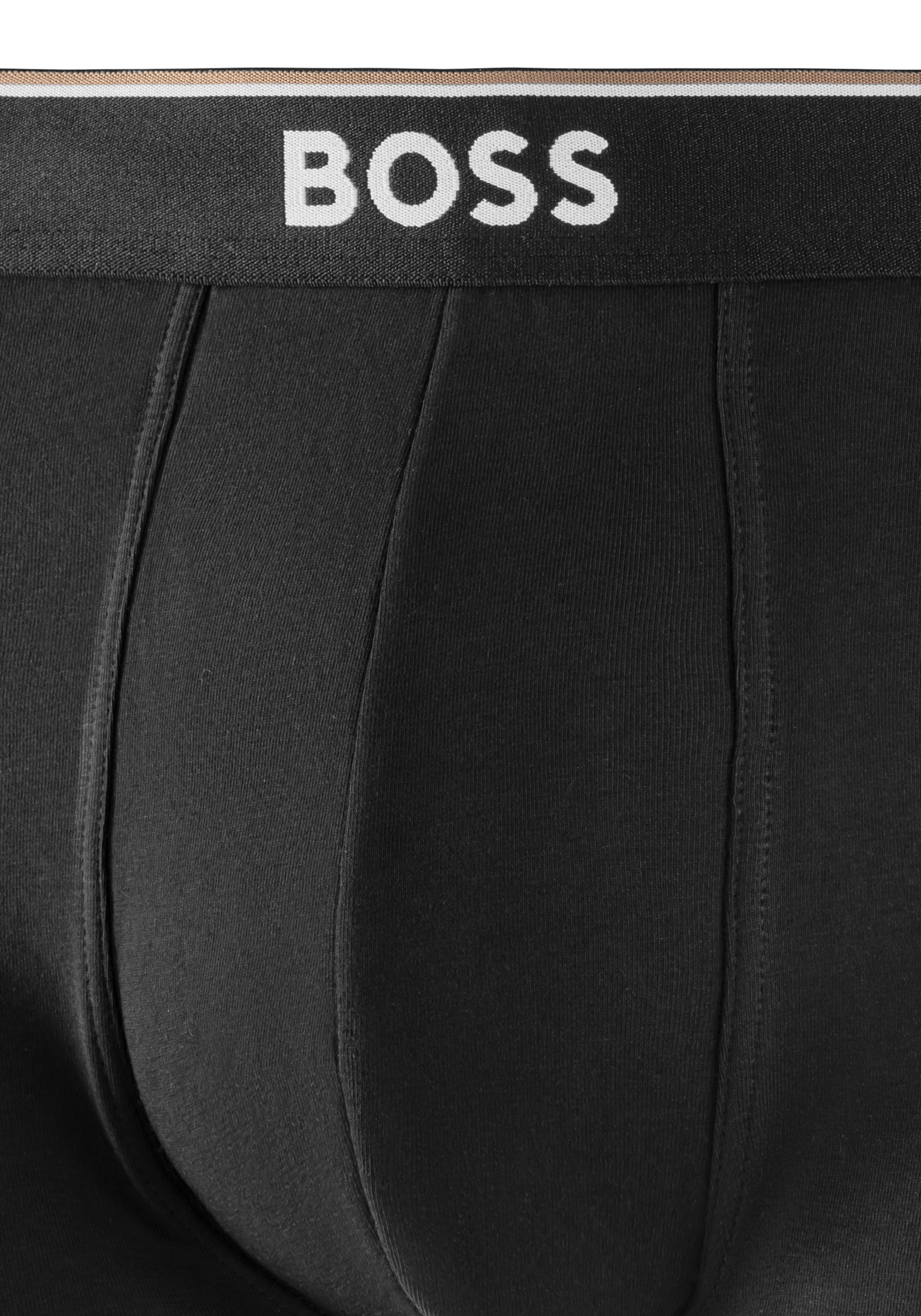 BOSS Boxer, (Packung, 3 St., 3er-Pack), mit BOSS Schriftzug auf dem Bund