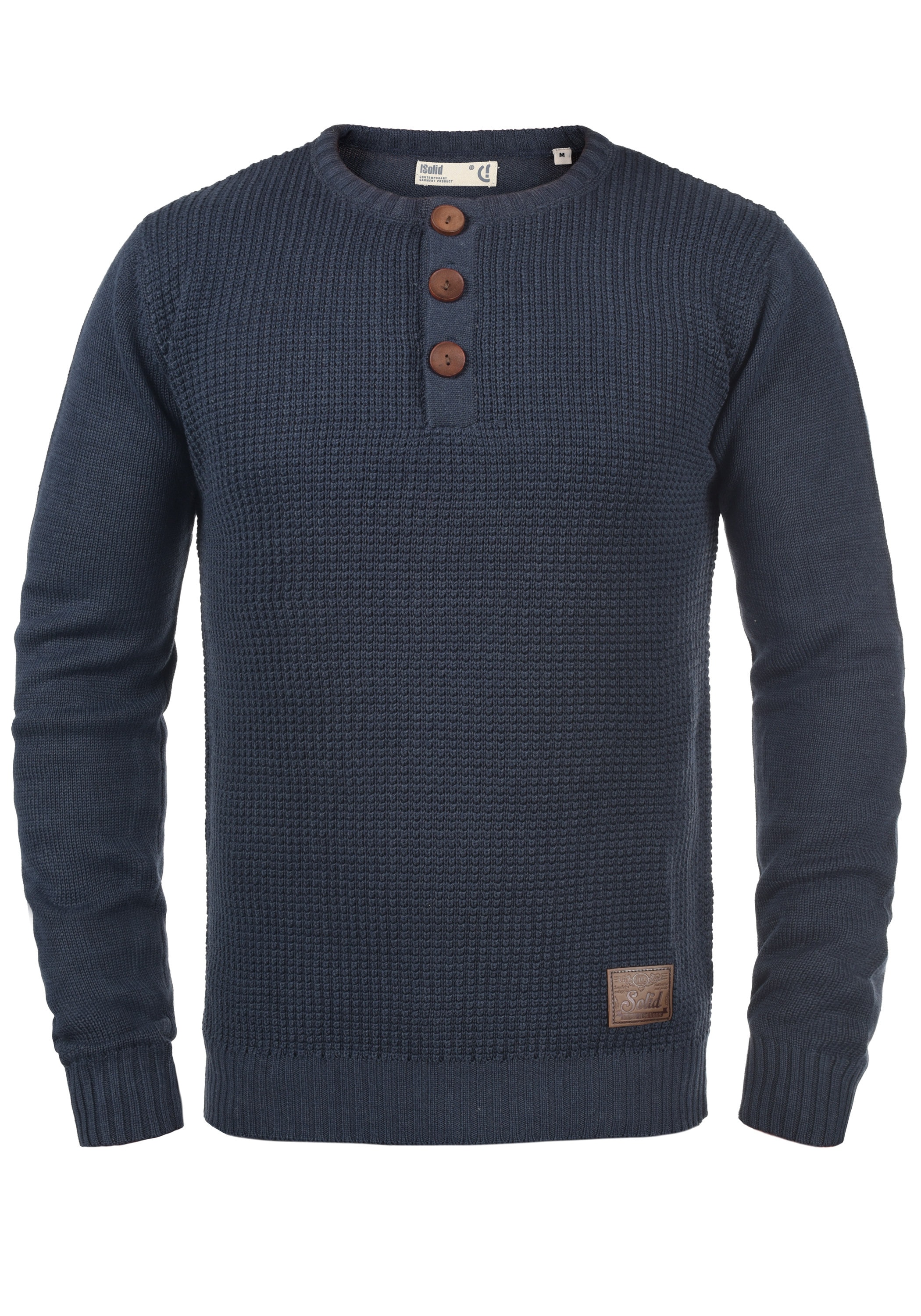 Solid Strickfleece-Pullover "Strickpullover SDTerrance"