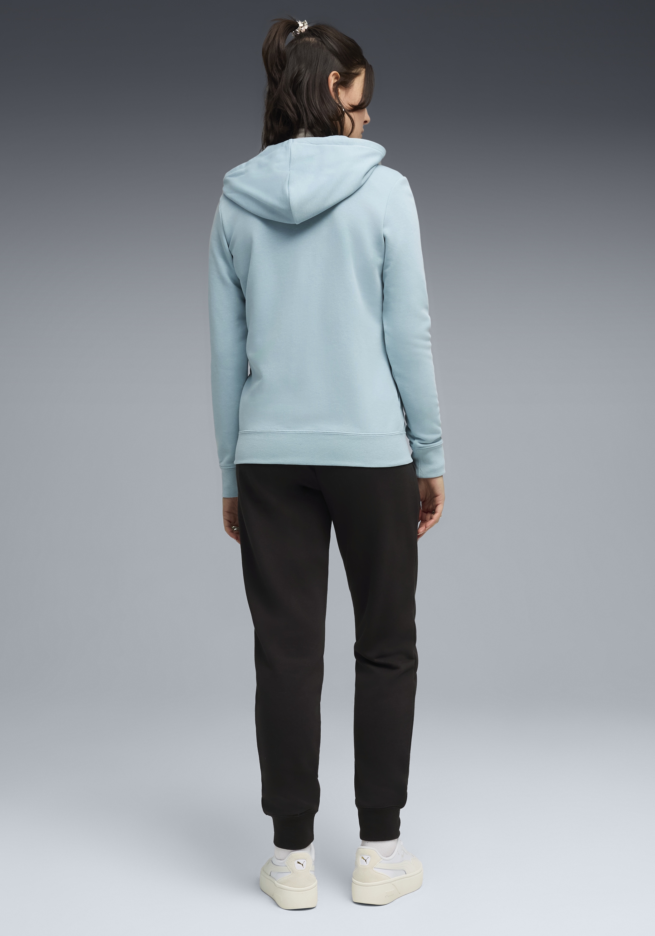 PUMA Trainingsanzug »HOODED SWEAT SUIT TR CL« 2 tlg. mit Kapuze, Regular Fit