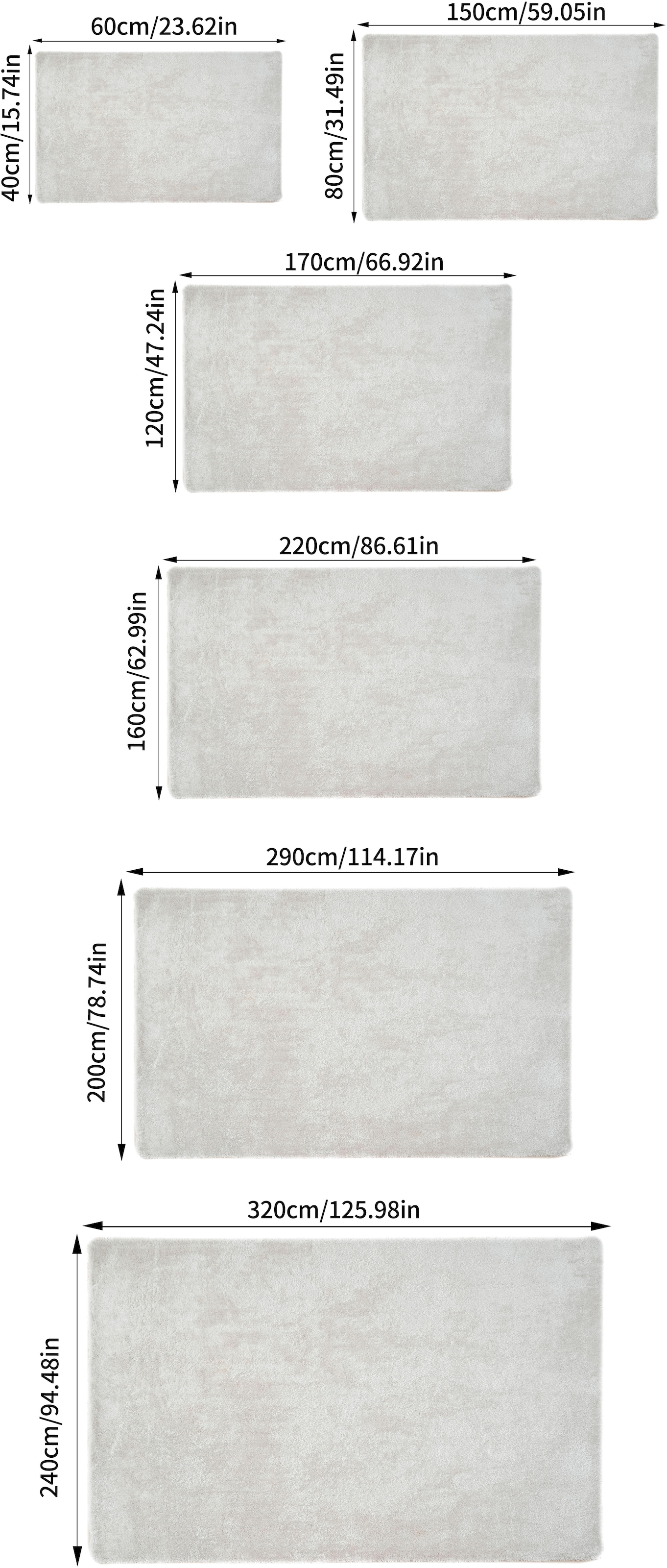 my home Hochflor-Teppich »Dana light, besonders weich, Mikrofaser Teppiche«, rechteckig, 25 mm Höhe, uni, leichter Glanz, Wohnzimmer, Schlafzimmer, Esszimmer