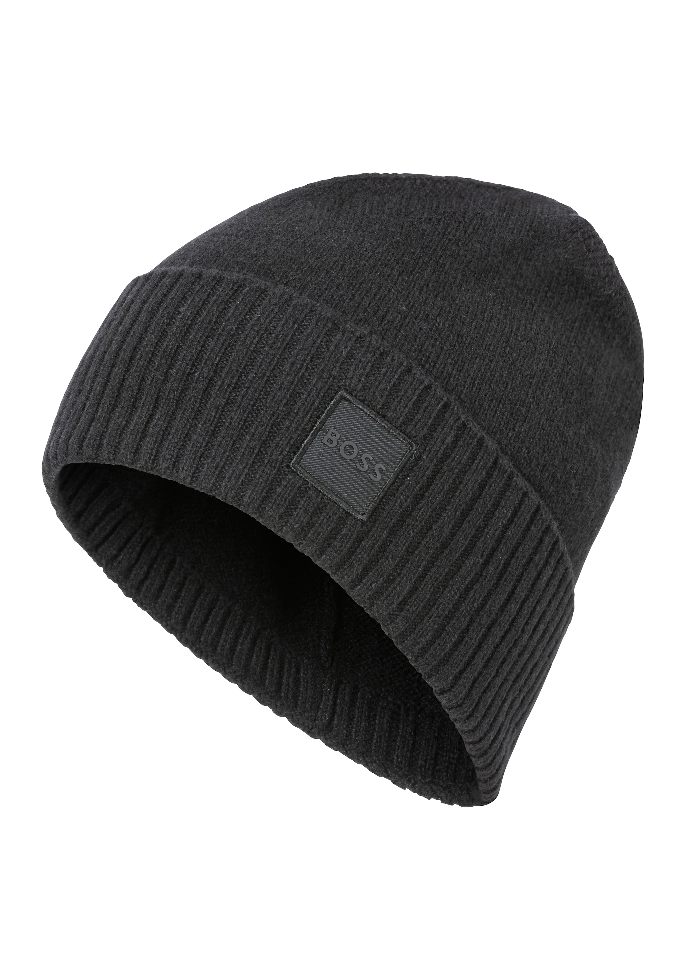 Beanie »Akaio_R_Hat«, Ton in Ton Logo-Badge