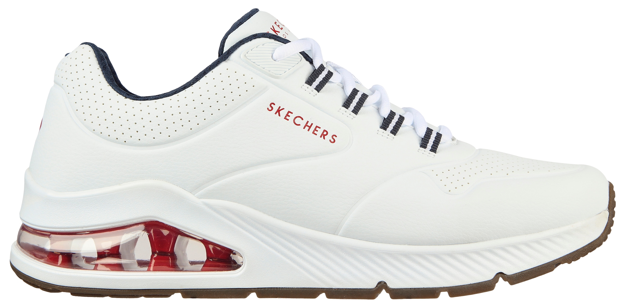 Skechers Sneaker »UNO 2«, im monochromen Look, Freizeitschuh, Halbschuh, Schnürschuh