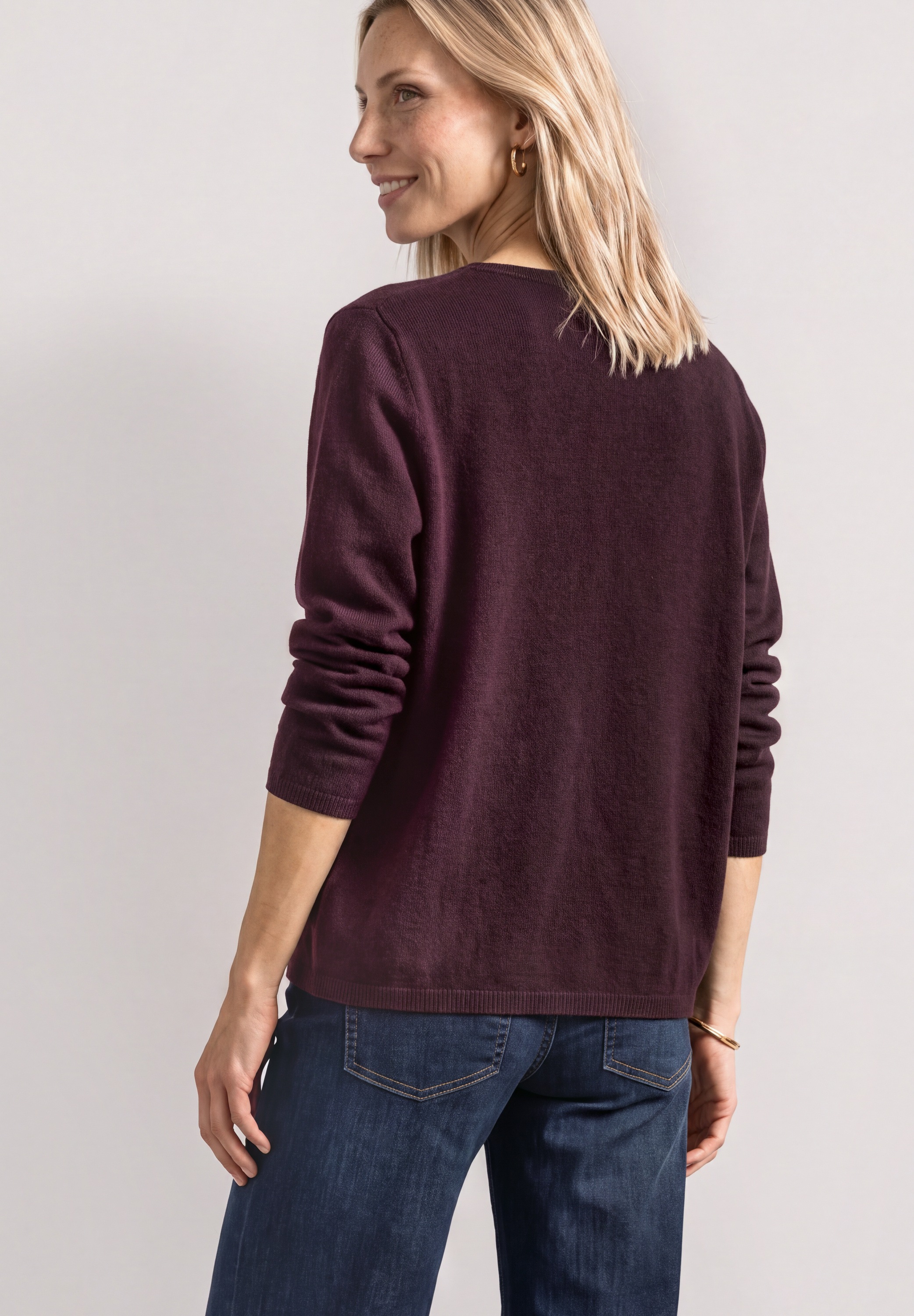 STREET ONE Strickpullover mit U-Boot-Ausschnitt