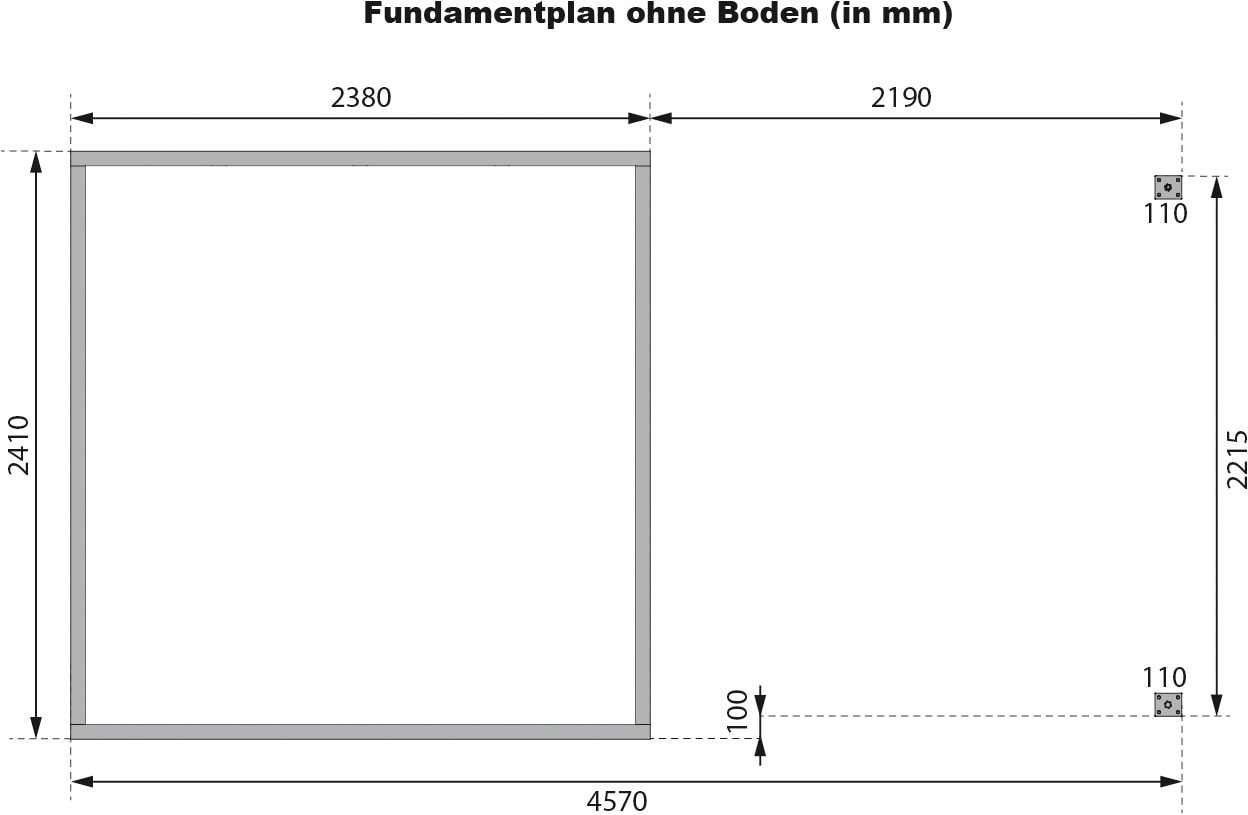 Karibu Gartenhaus »Jupiter 3,5«, in verschiedenen Farben, mit Anbaudach 2,35 m breit