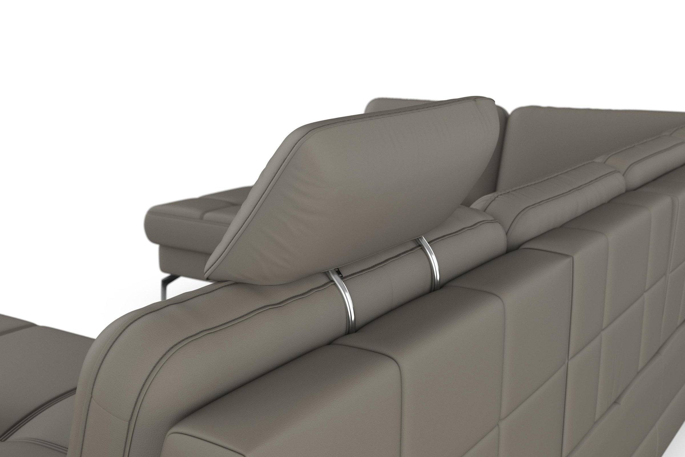 sit&more Wohnlandschaft »Bendigo U-Form«, inklusive Sitztiefenverstellung, Bodenfreiheit 15 cm, in 2 Fußfarben