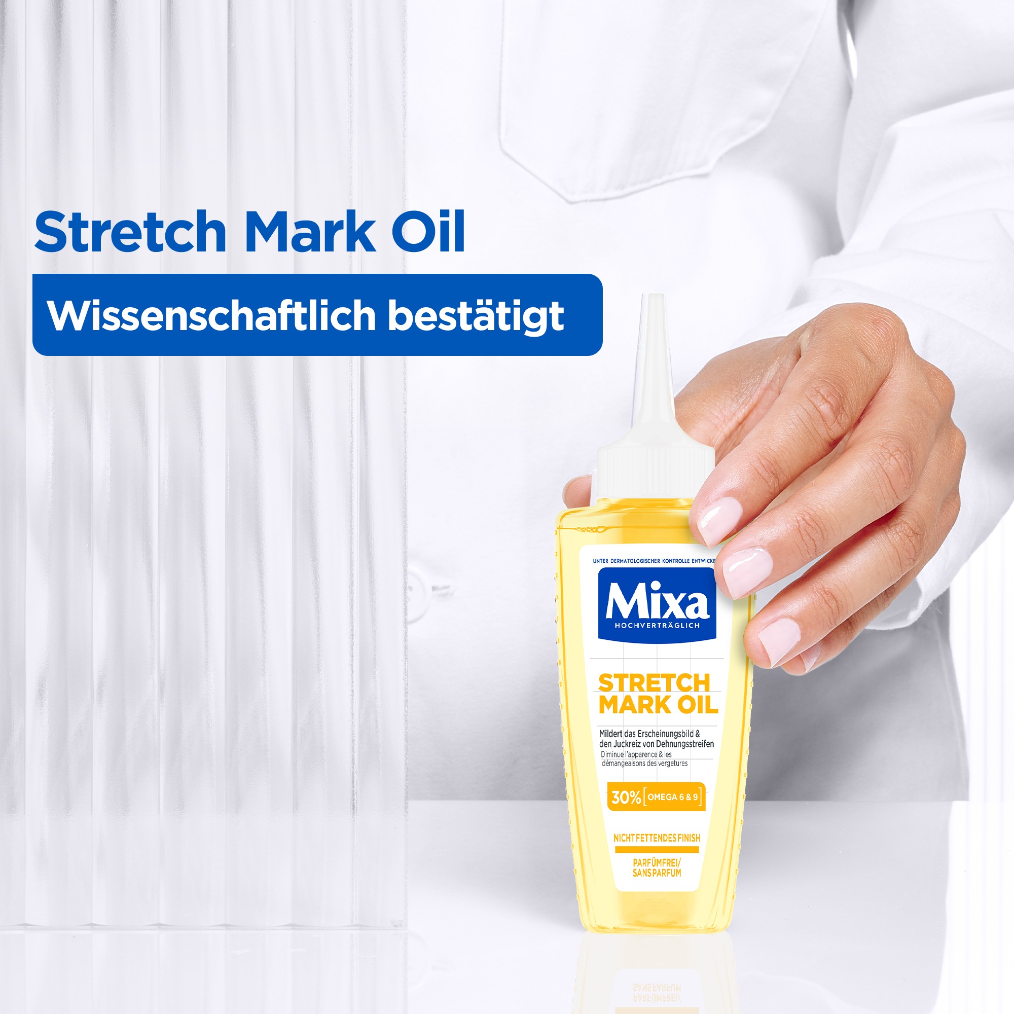 Mixa Körperlotion »Mixa Niacinamide Stretchmark Oil«