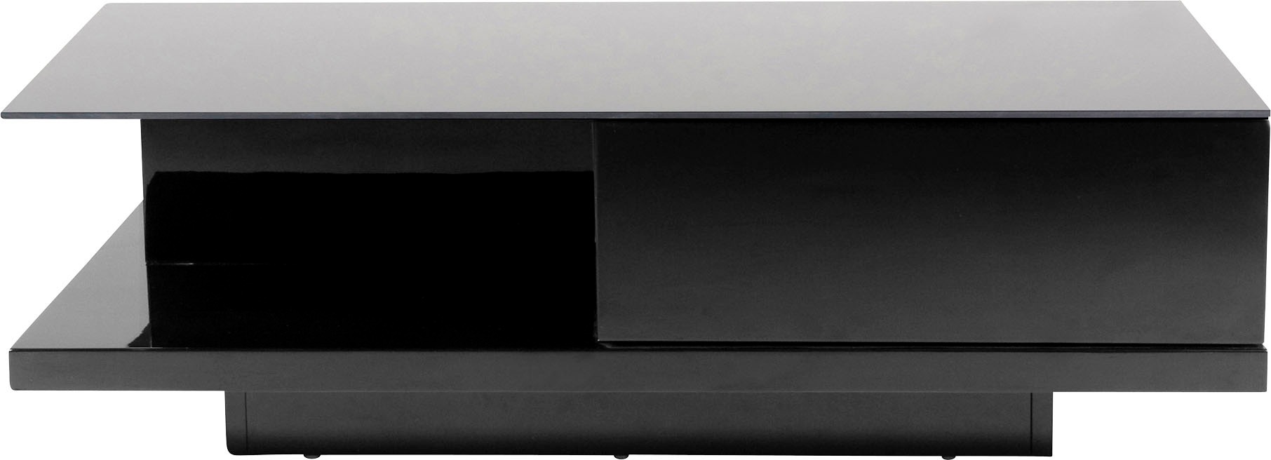 Thumbnail - SalesFever Couchtisch "im minimalistischen Stil" Elegante Tischplatte aus robustem Kristallglas