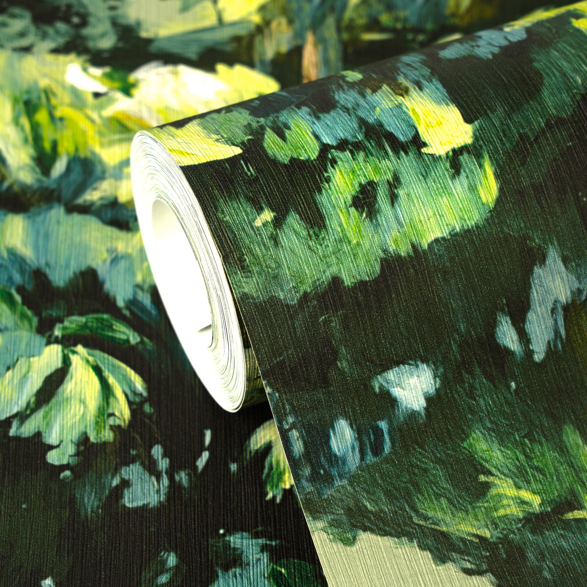 A.S. Création Vliestapete »Pintwalls III Waldlandschaft Gemälde« Kunst strukturiert Natur-inspirierte impressionistische Baumtapete für den Wohnraum