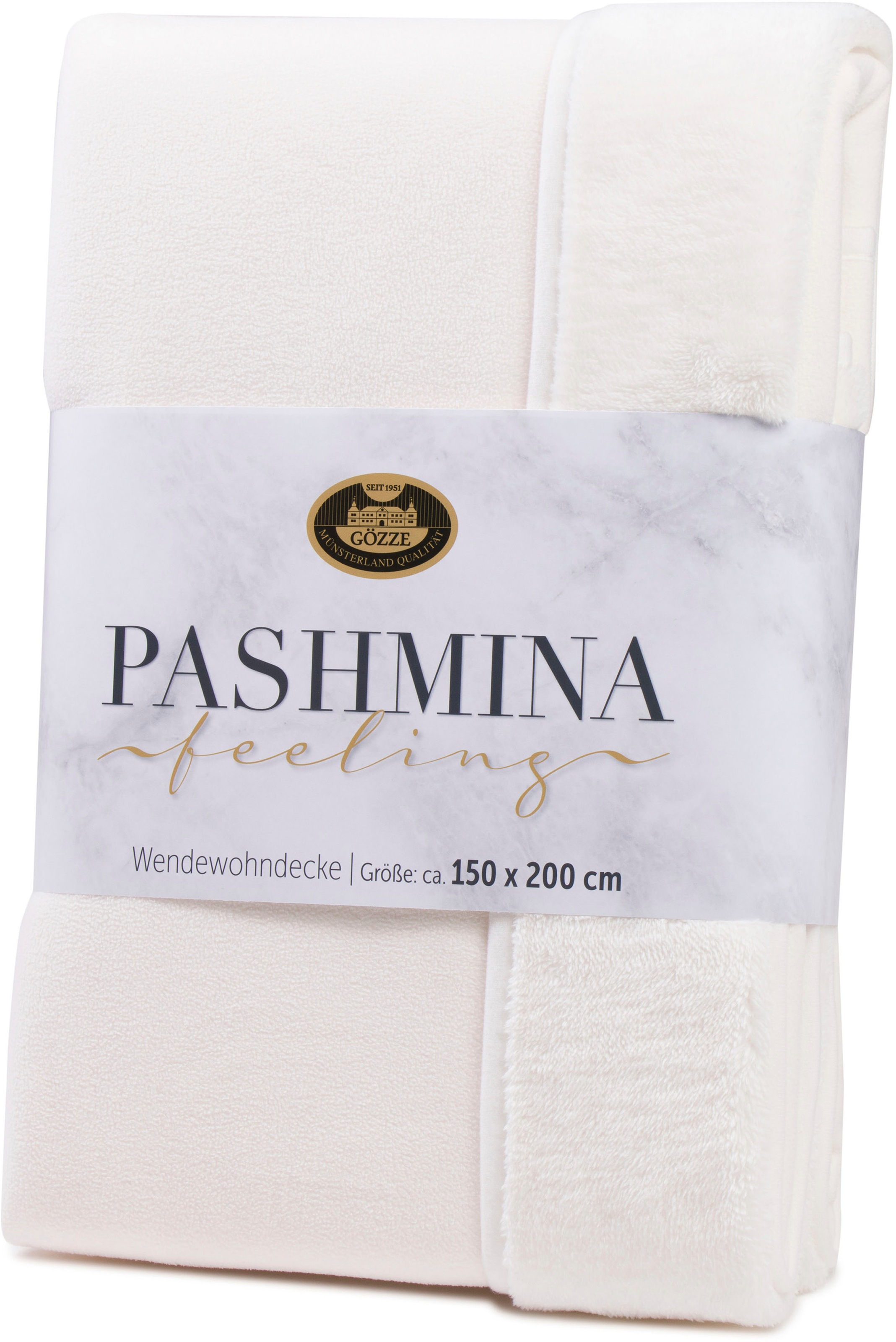 | »Pashmina BAUR Gözze Unterseite flauschig schlichte Wendewohndecke«, Wohndecke bestellen