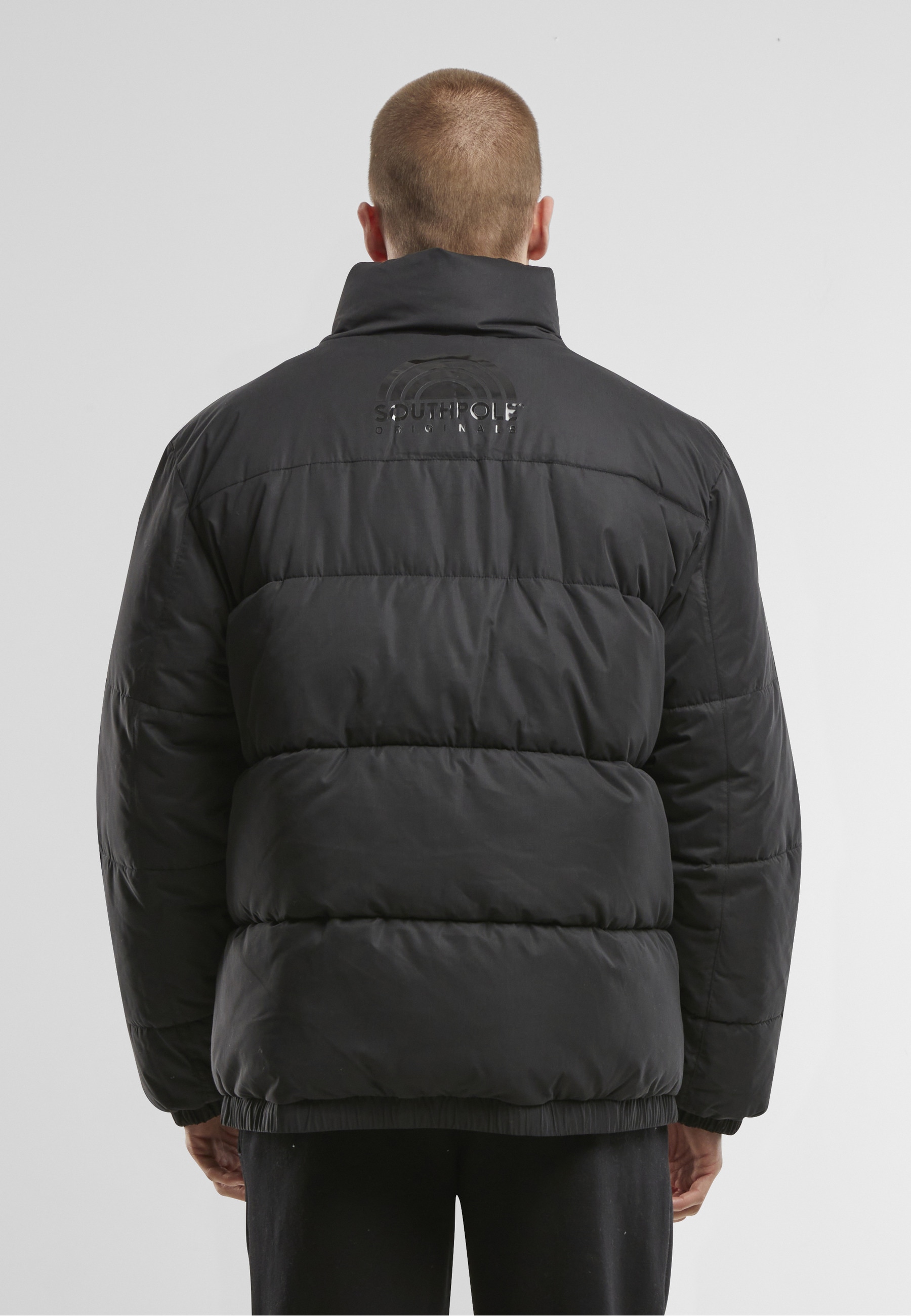 Southpole Winterjacke »Southpole Southpole Color Block Puffer Jacket« 1 Stk. tlg. ohne Kapuze