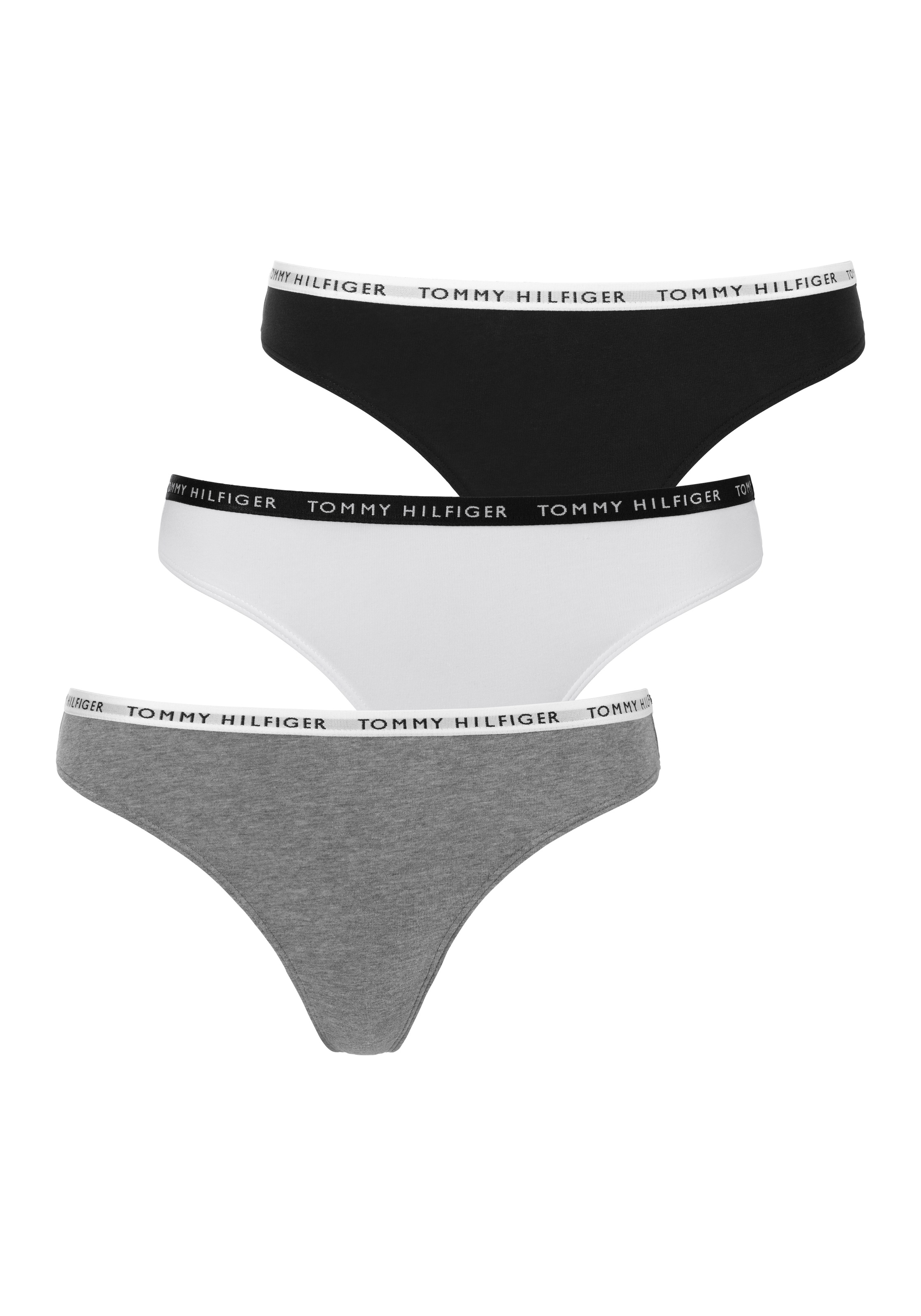 Tommy Hilfiger Underwear String 3 Stk. tlg., mit schmalem Logobündchen günstig online kaufen