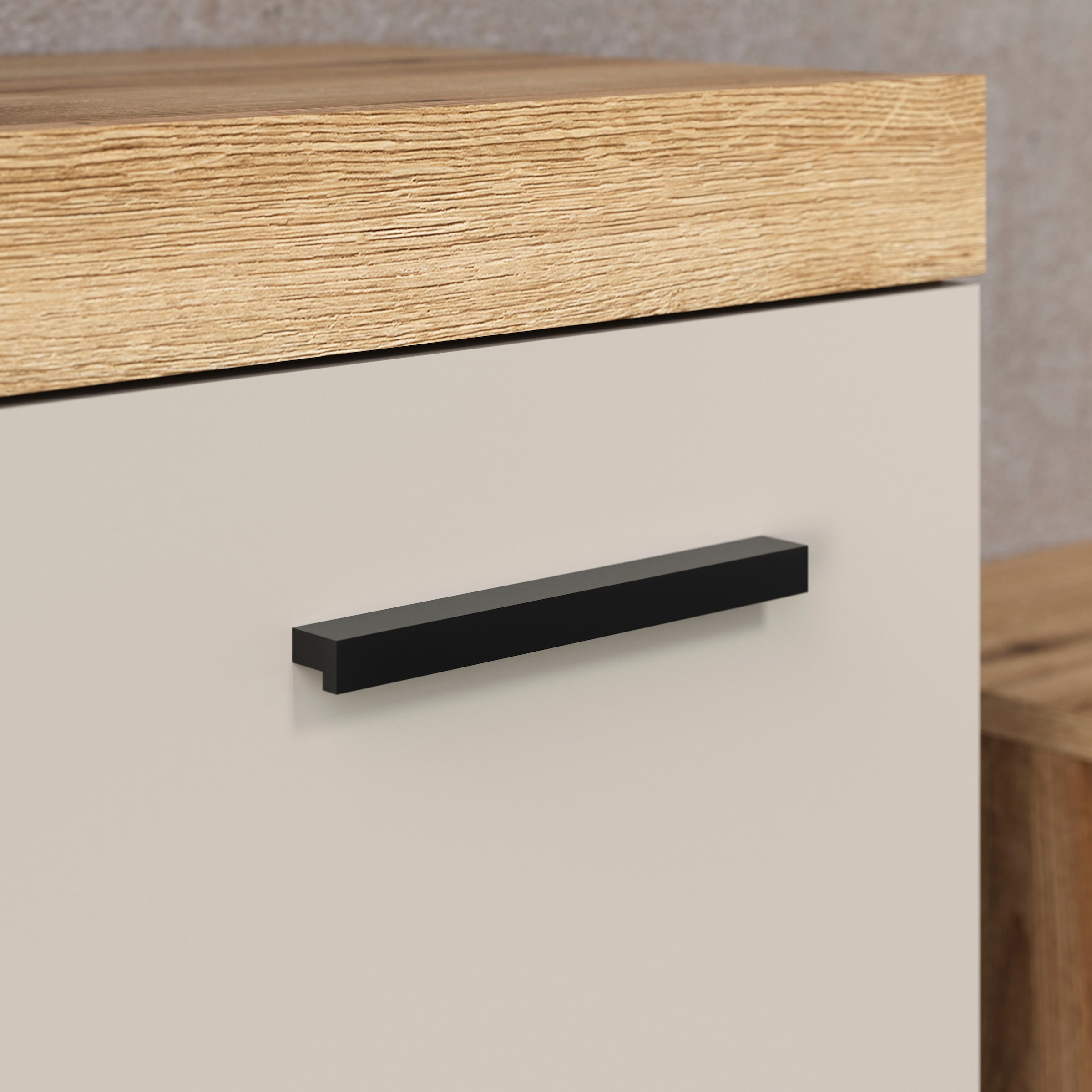 welltime Hochschrank »Isera« 1 Stk. tlg. Badschrank mit 2 Türen und 1 offenem Fach  – (B/T/H) 36 /31/184 cm