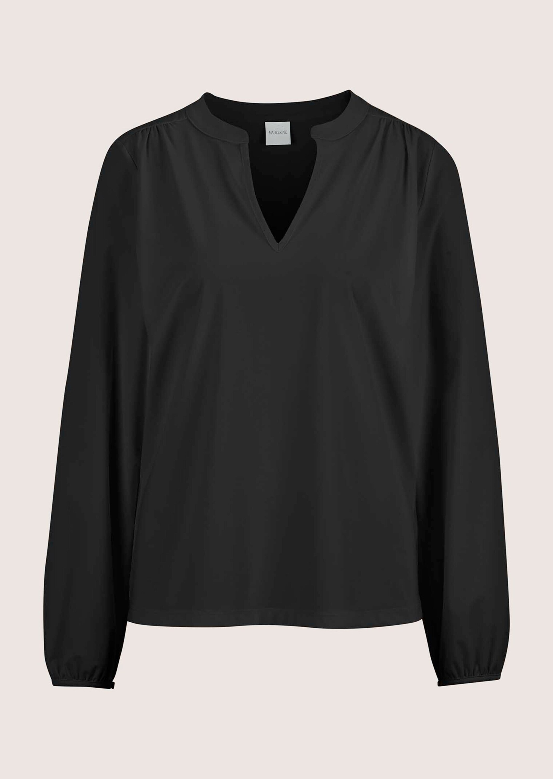 MADELEINE Langarmbluse "Bluse Jerseybluse mit Rundhalsausschnitt" günstig online kaufen